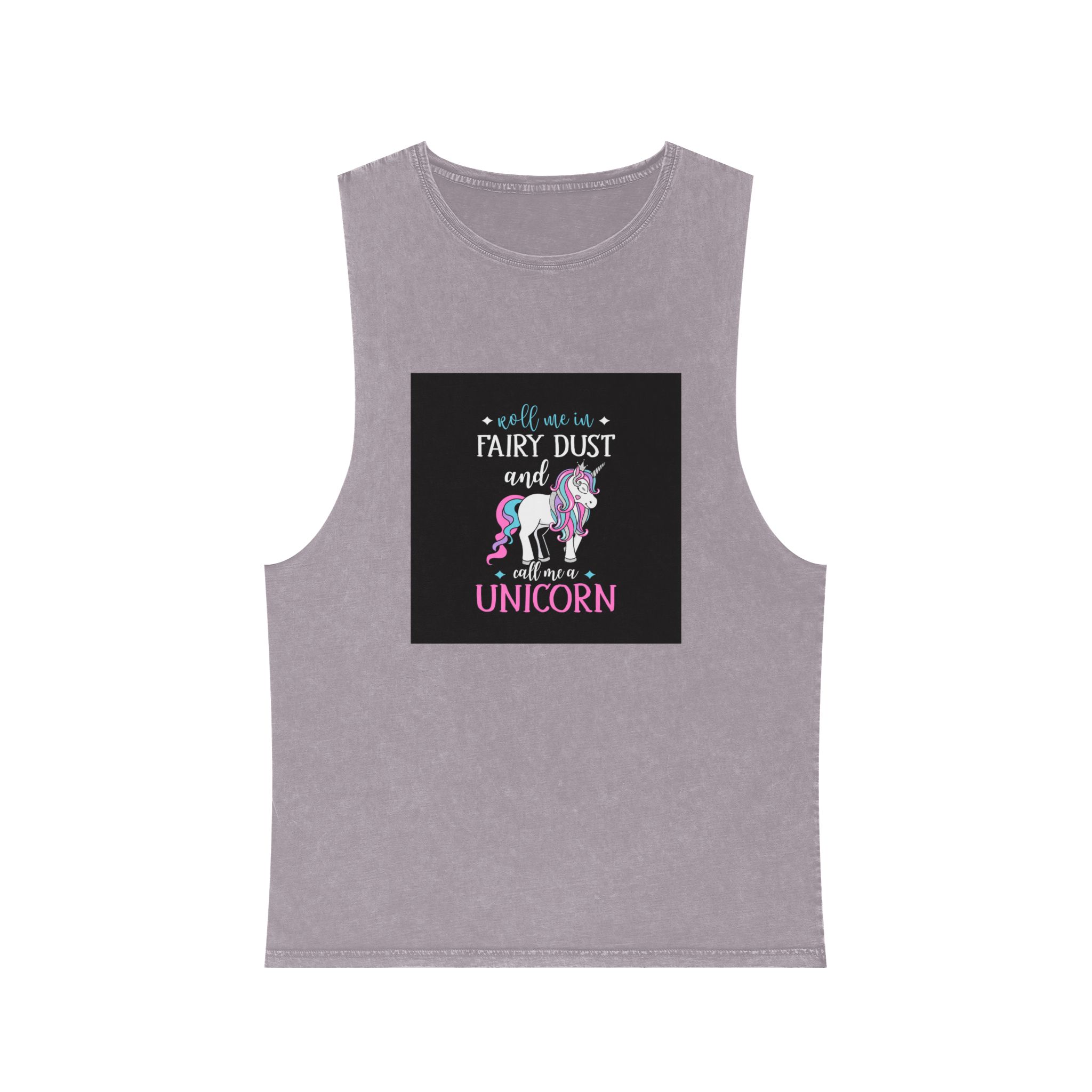Unicorn 20 Unisex Stonewash Tank Top - Image 17
