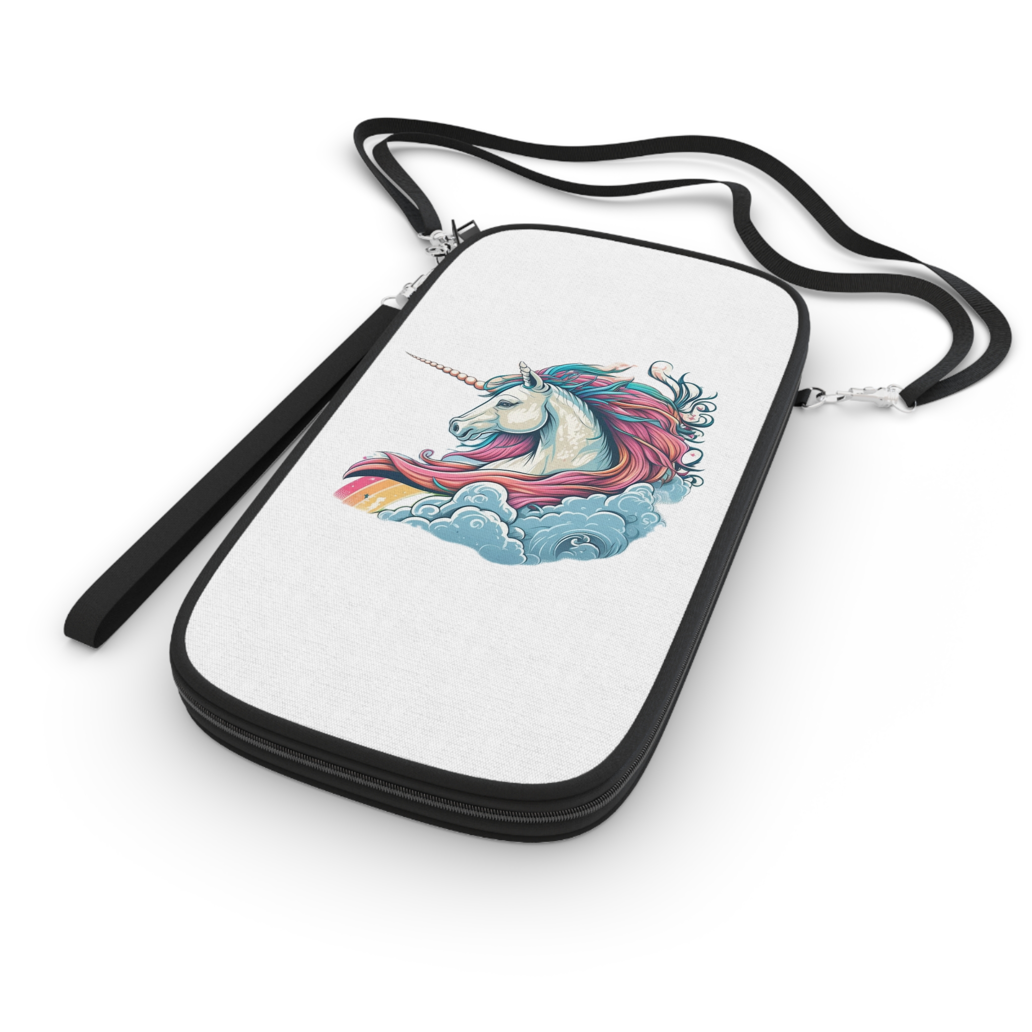 Colorful Unicorn Illustration Created With Ai Tools Passport Wallet - Image 3