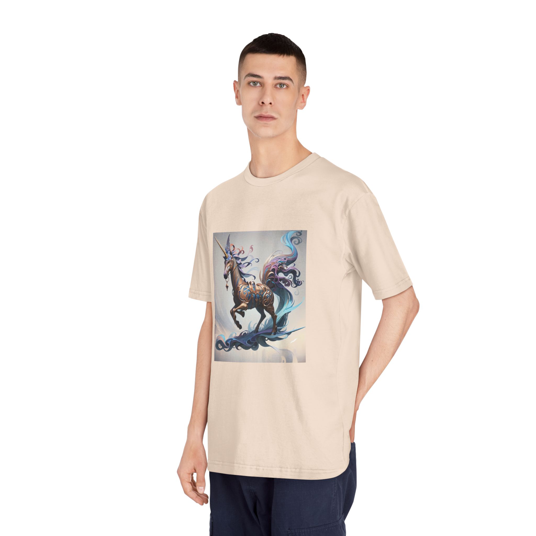 Painting Unicorn Unisex Classic Crewneck T Shirt - Image 12
