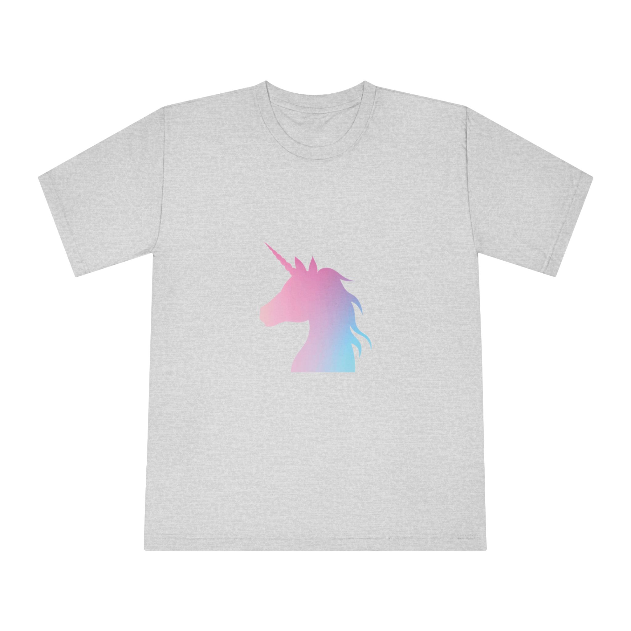 Pastel Unicorn Silhouette Art Unisex Classic Crewneck T Shirt - Image 13