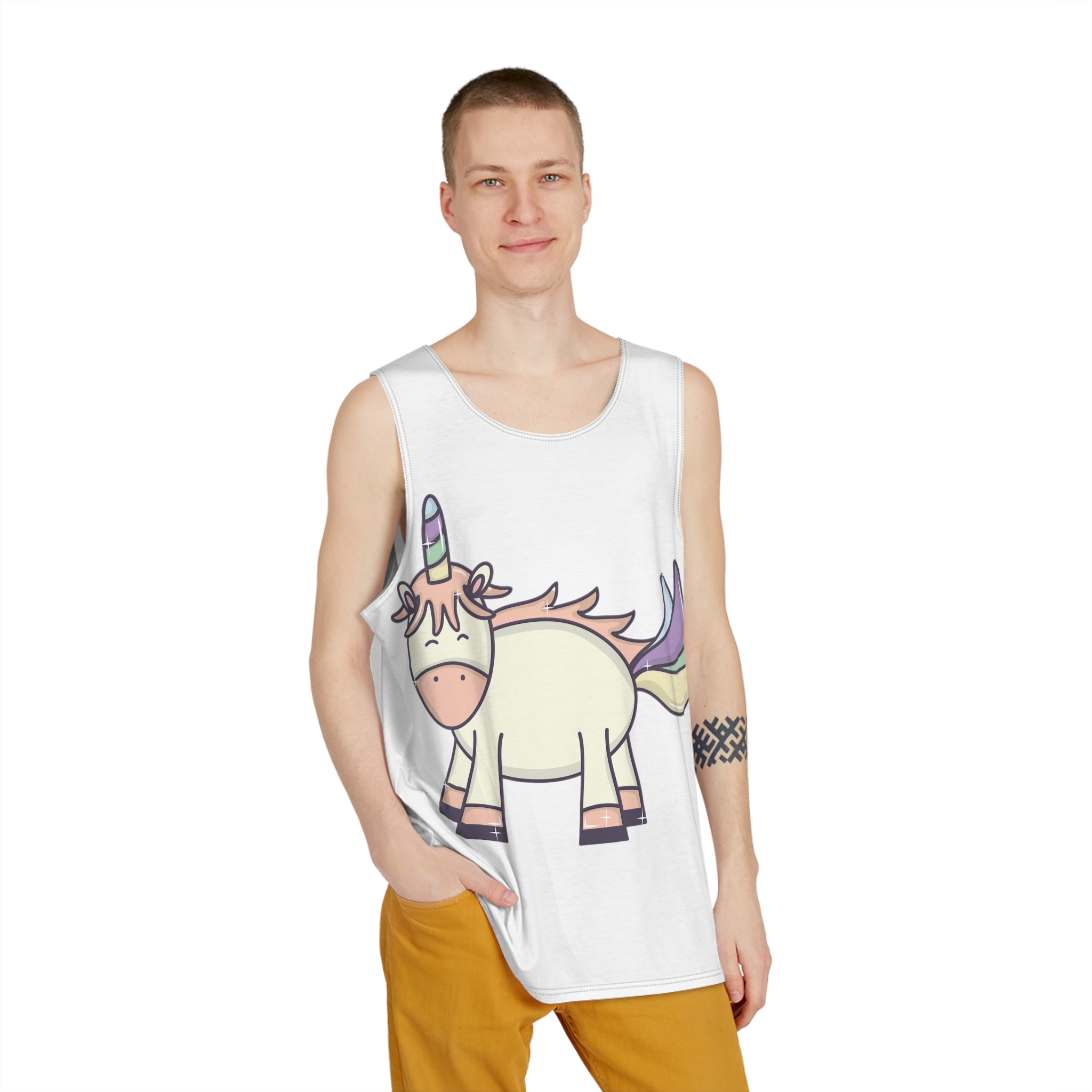 Unicorns 96 Mens Tank Aop - Image 3