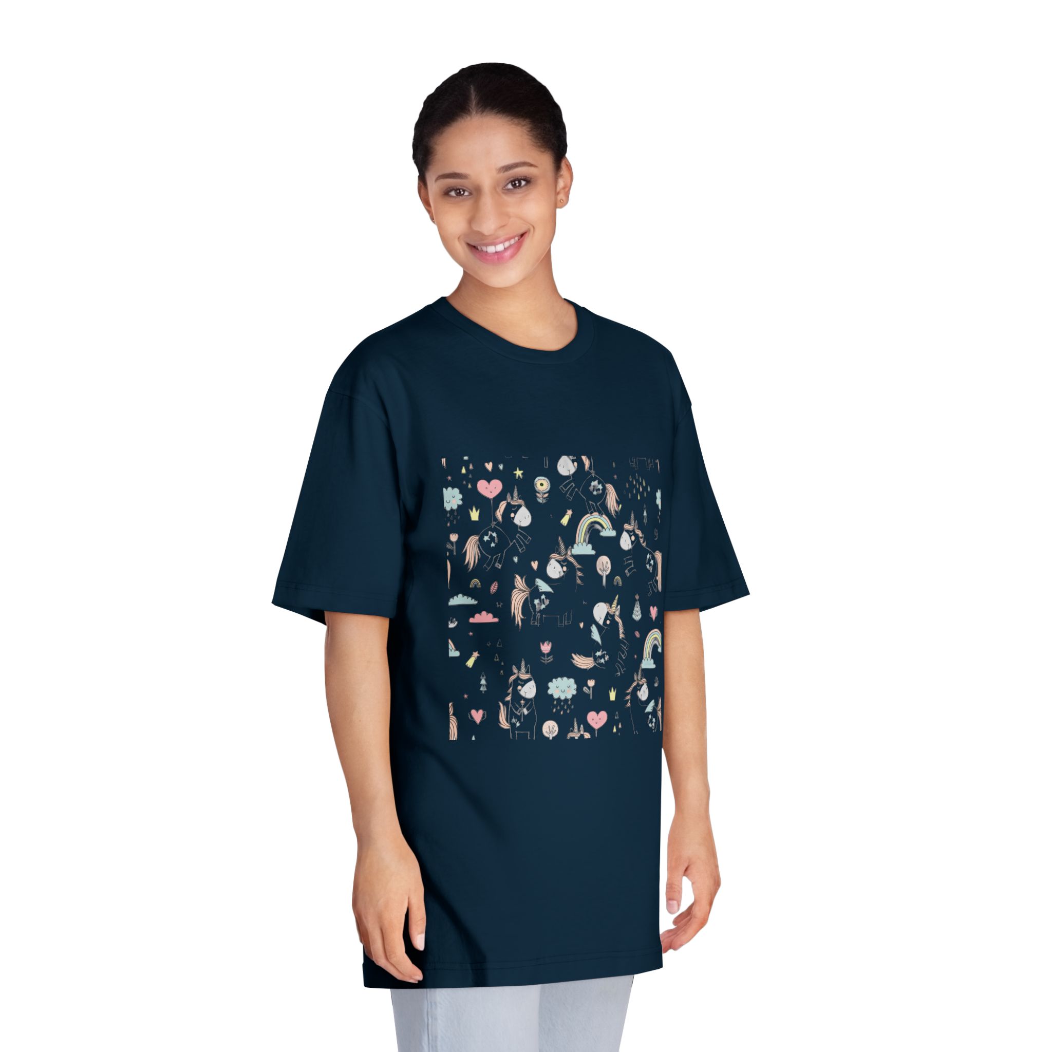 Unicorn V530 Unisex Classic Crewneck T Shirt - Image 19