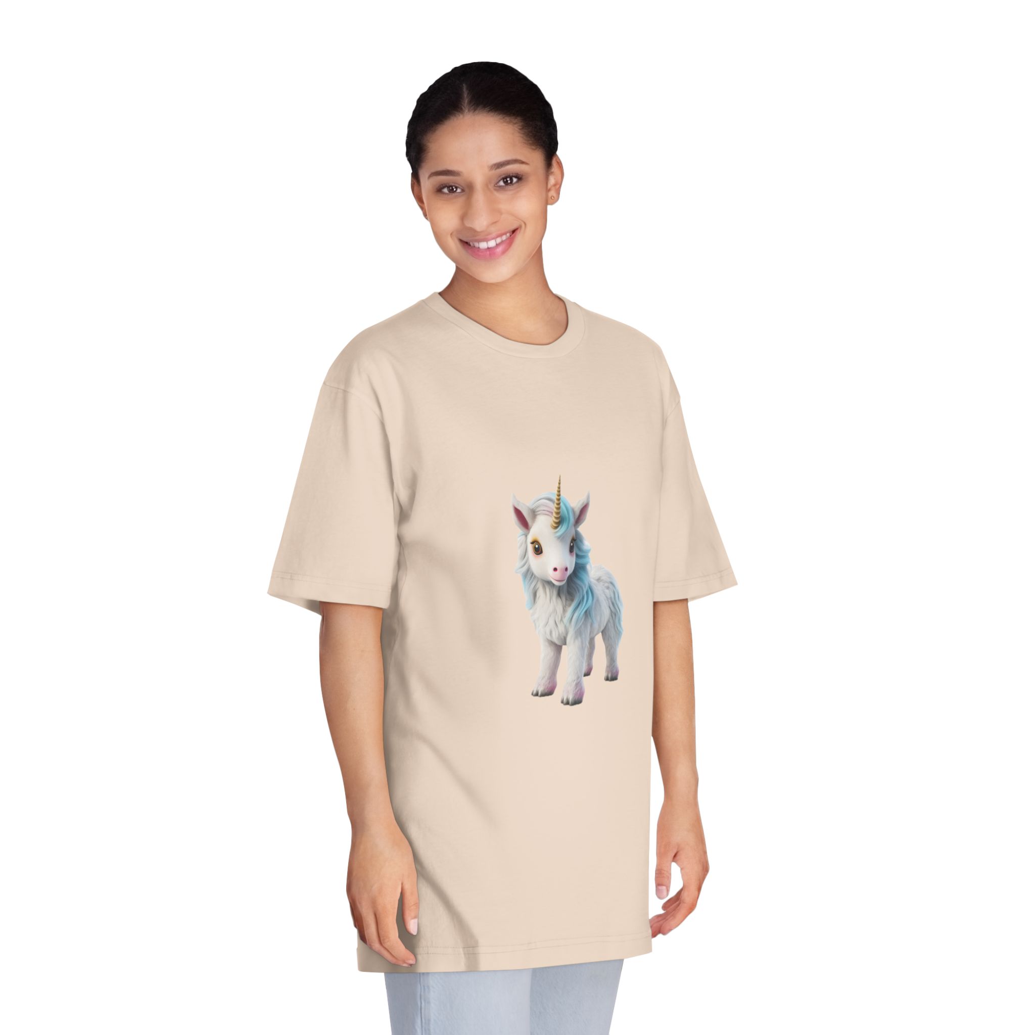 Colorful Cartoon Animated 3d Unicorn Children (7) Unisex Classic Crewneck T Shirt - Image 11