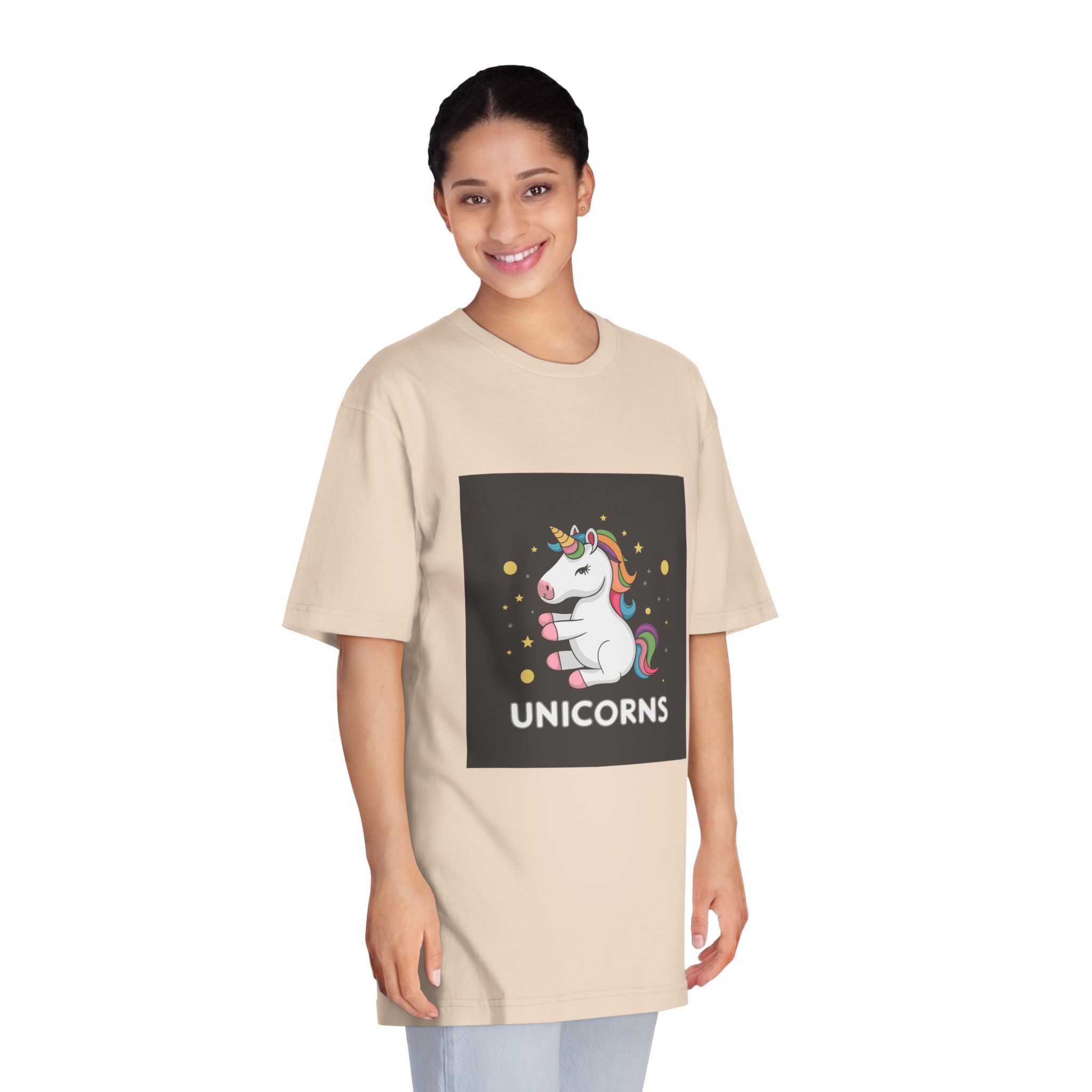 Cute Unicorn Illustration T Shirt Design Unicorn Vector Unicorn Princess Cartoon Vector Unisex Classic Crewneck T Shirt - Image 11