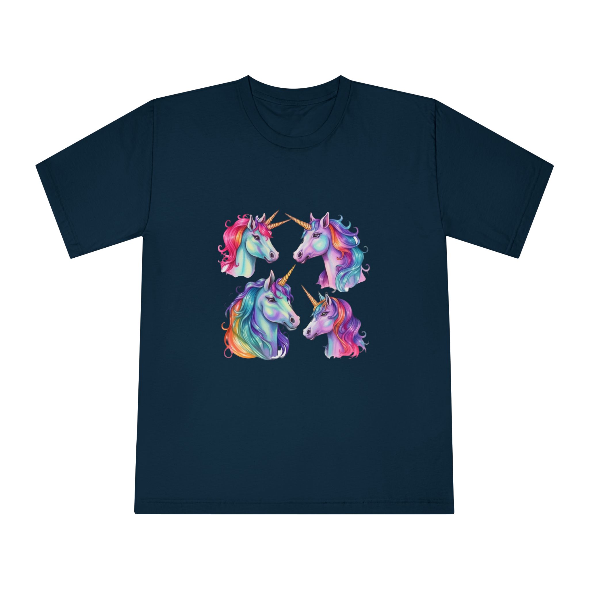 Unicorns 203 Unisex Classic Crewneck T Shirt - Image 17