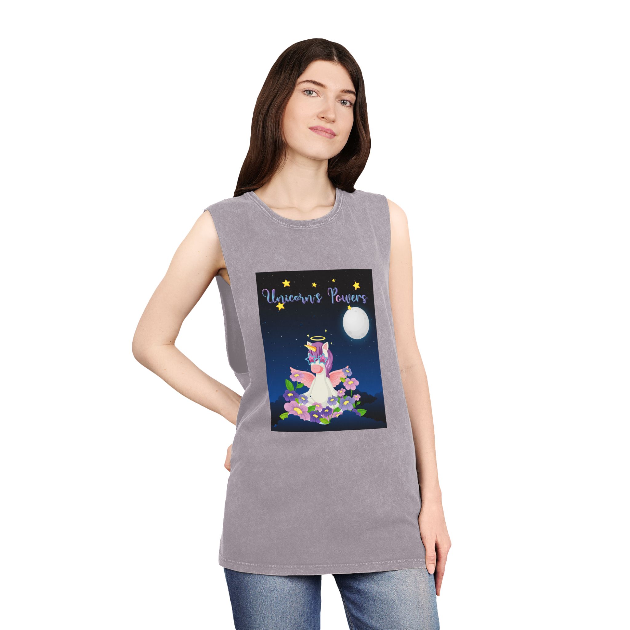 Unicorn V468 Unisex Stonewash Tank Top - Image 20