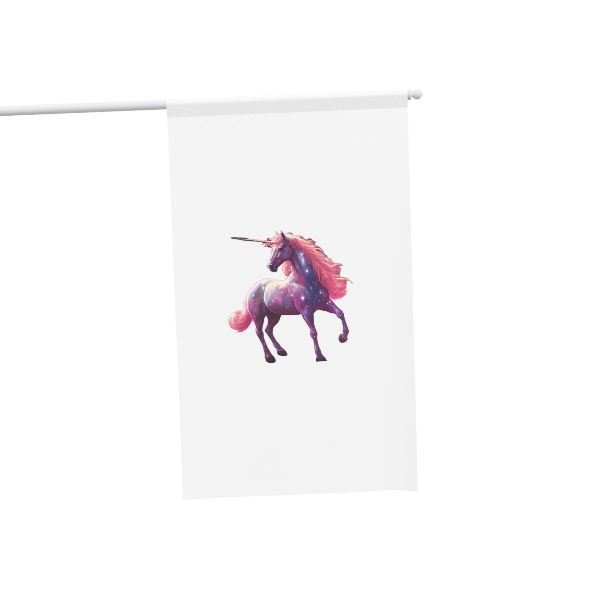 Unicorn With Pink Mane Stars It House Banner - Image 3