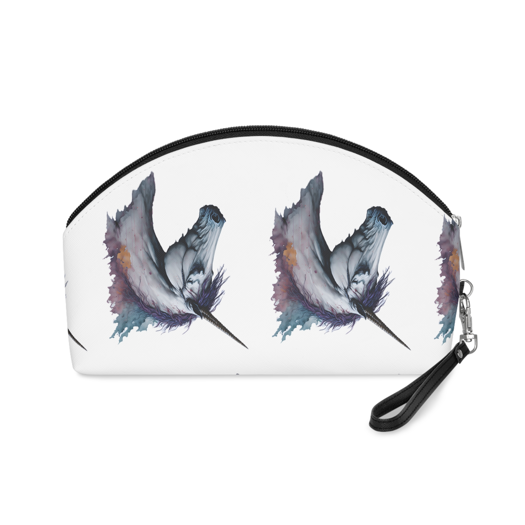 Illustration Unicorn Painted Watercolor Technique Generative Ai Decorative Painting Makeup Bag - Image 2