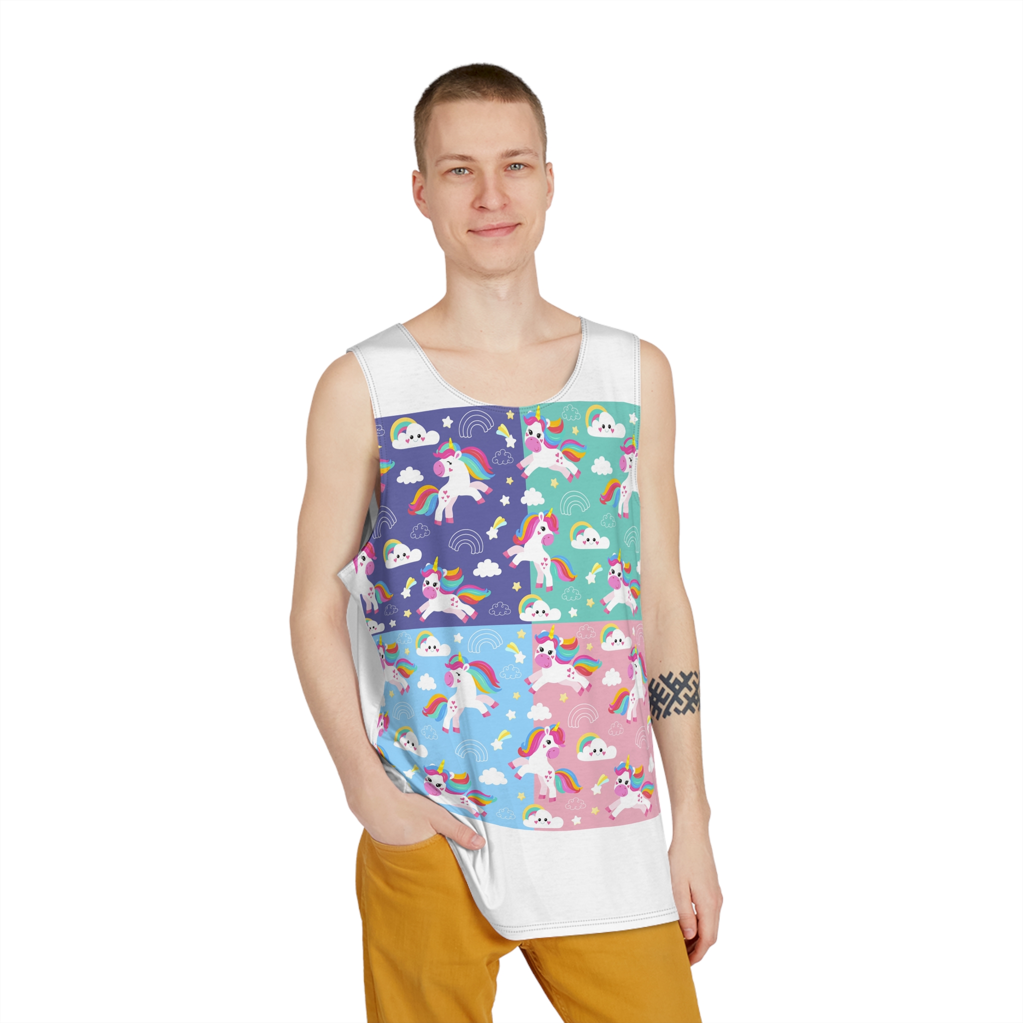 Unicorn V816 Mens Tank Aop - Image 3
