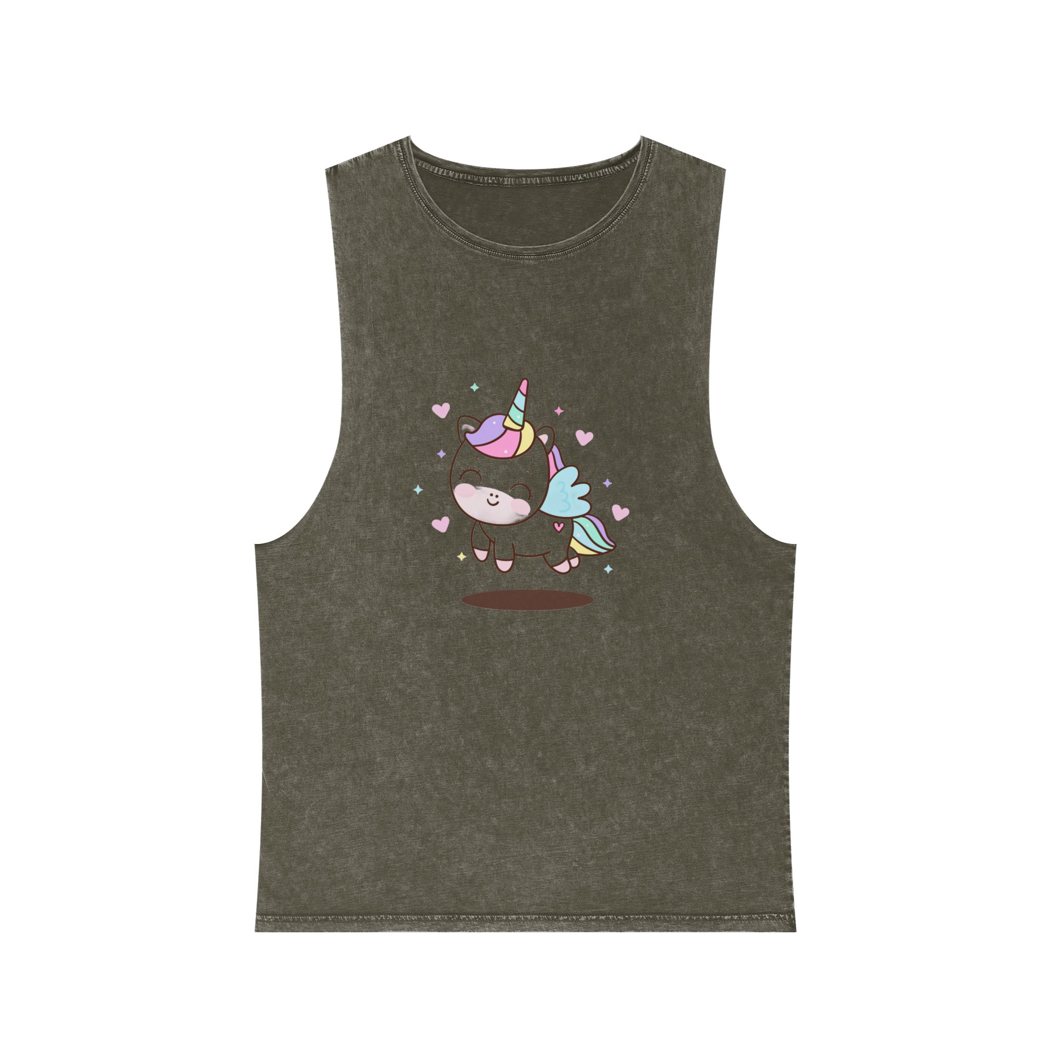 Unicorn V368 Unisex Stonewash Tank Top - Image 5