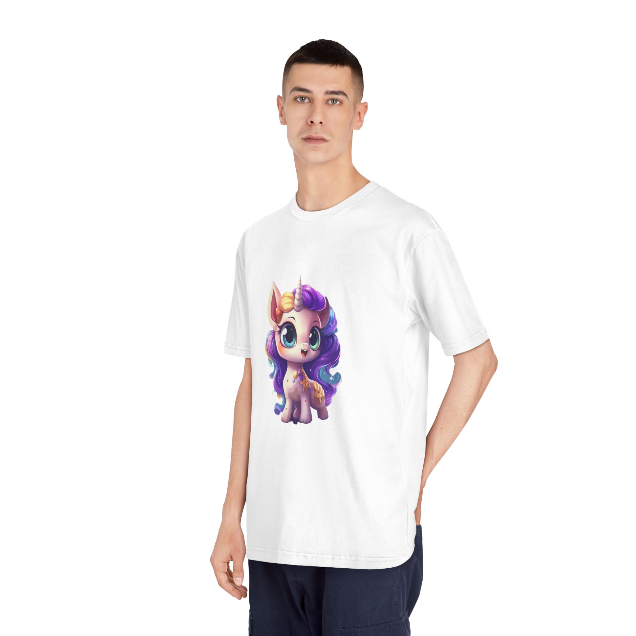 Unicorns 165 Unisex Classic Crewneck T Shirt - Image 4
