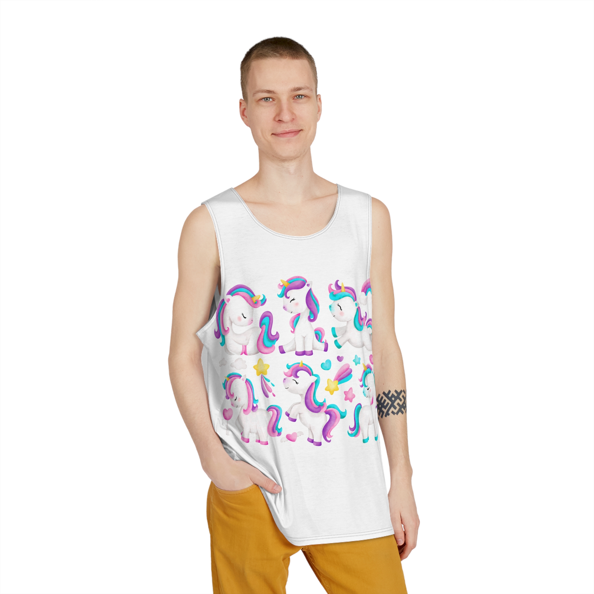 Unicorn V775 Mens Tank Aop - Image 3
