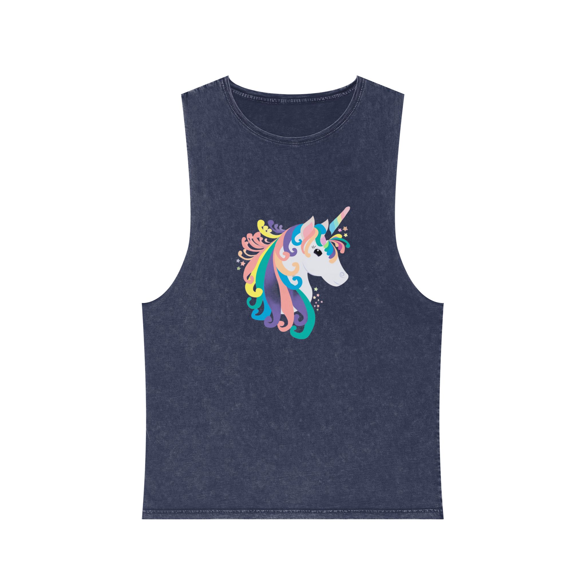 Unicorn V118 Unisex Stonewash Tank Top - Image 13