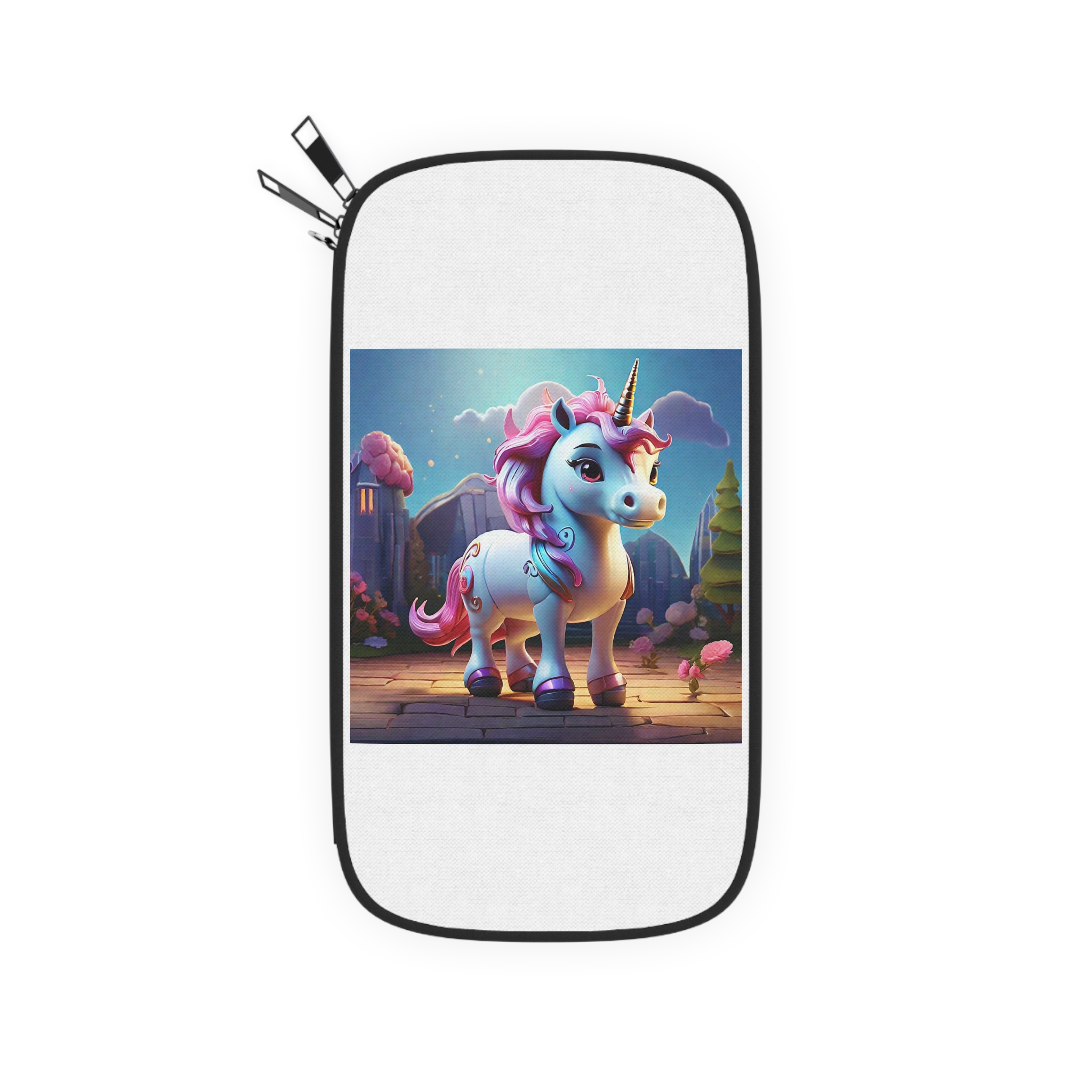 Animated Unicorn Children Generated By Ai (2) Passport Wallet - Image 2