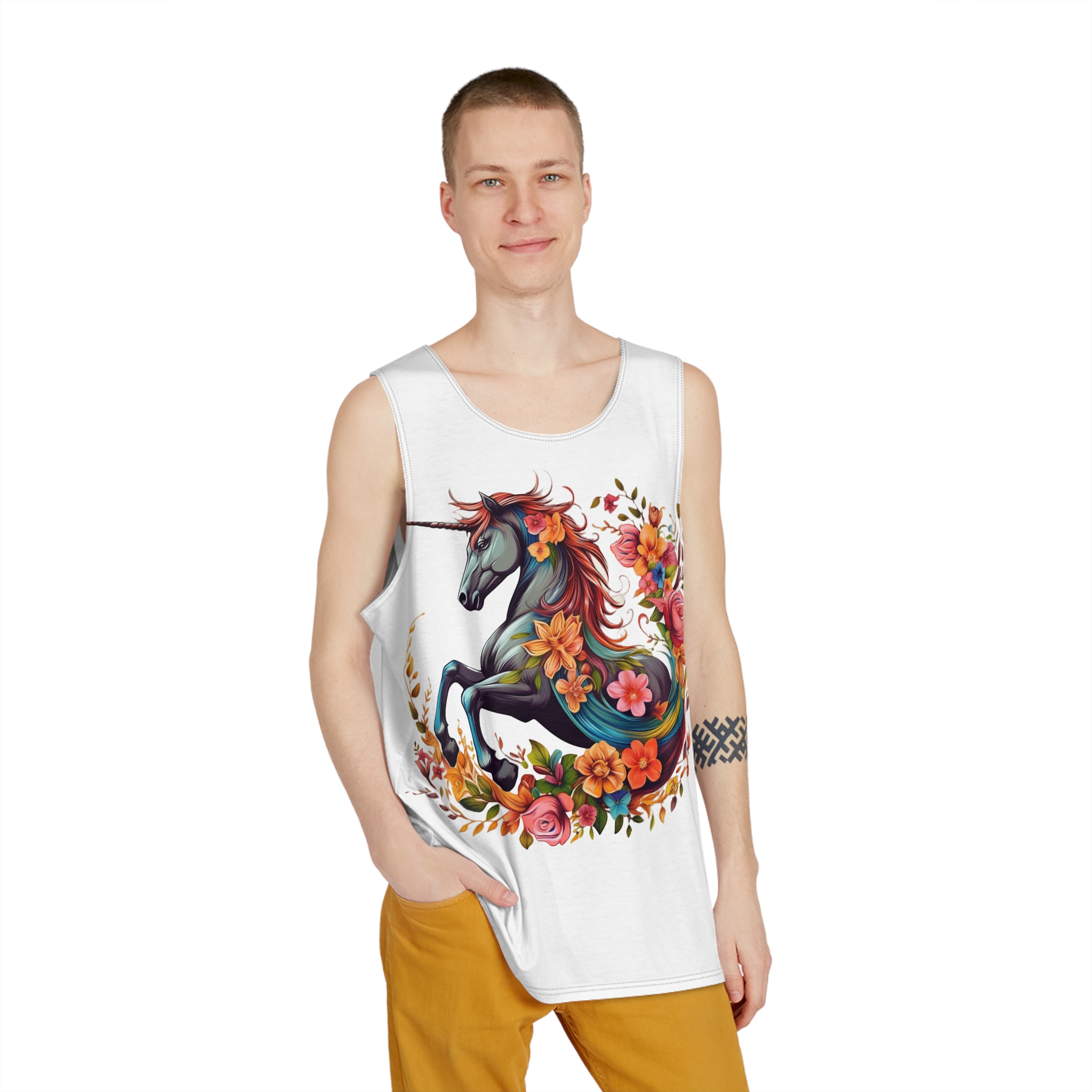 Unicorns 335 Mens Tank Aop - Image 3