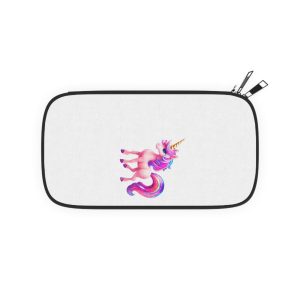 Cute Colorful Magical Adorable Kawaii Unicorn Sparles Violet Background Passport Wallet