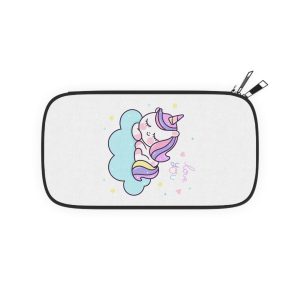 Cute Unicorn Sleep Cartoon Cloud Sweet Dream Kawaii Hand Drawn Passport Wallet