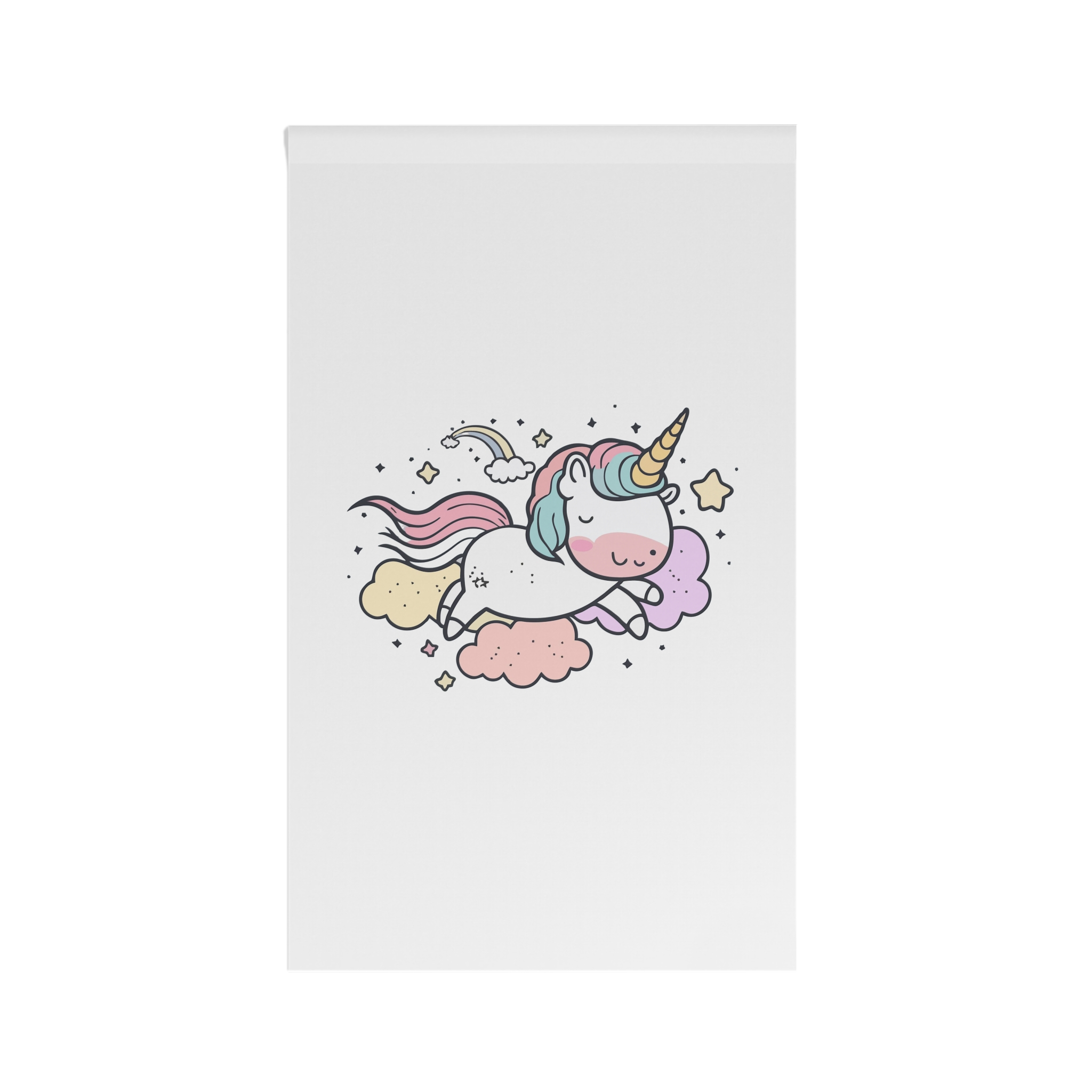 Unicorn Kawaii Vector House Banner