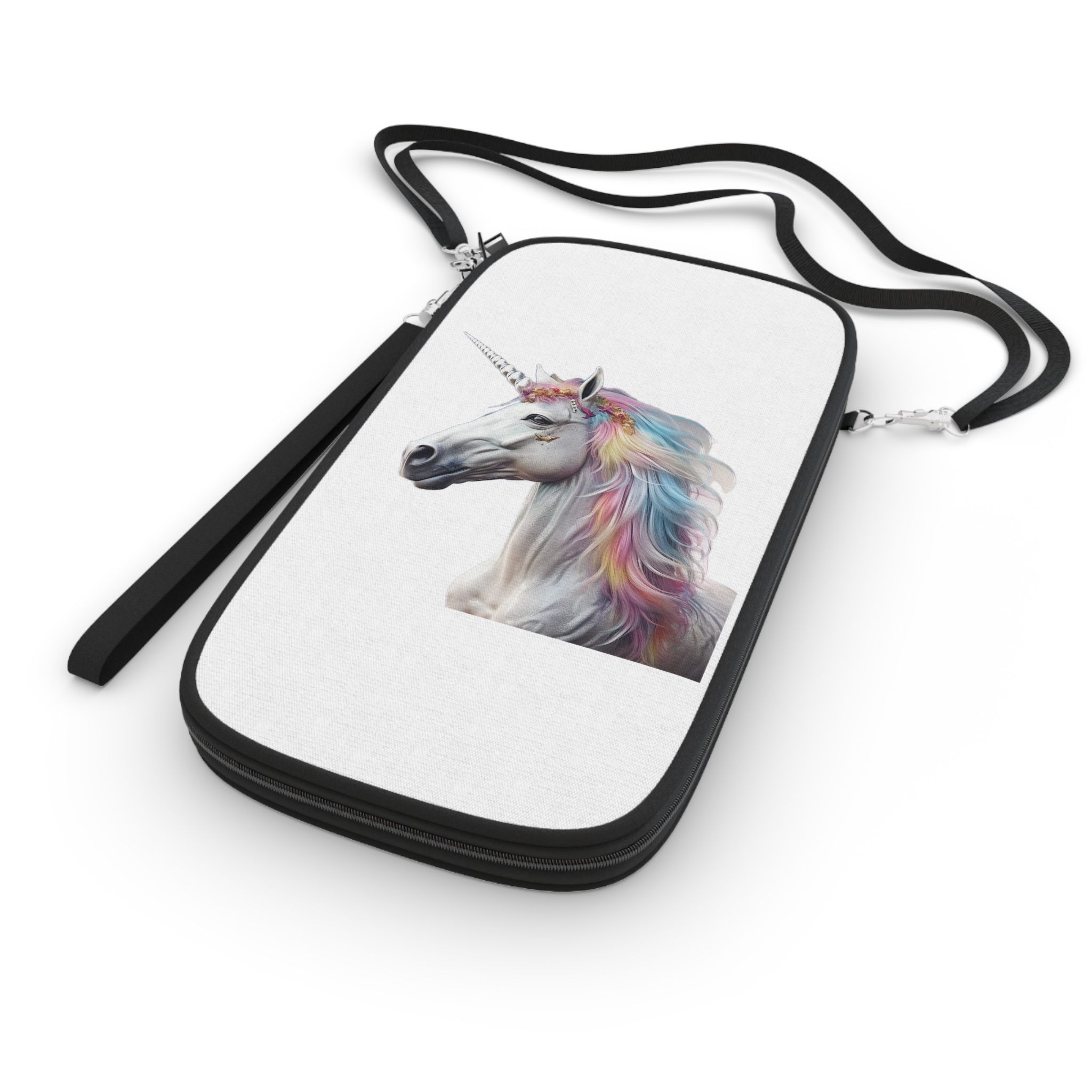 Colorful 3d Mythical Unicorn (3) Passport Wallet - Image 3