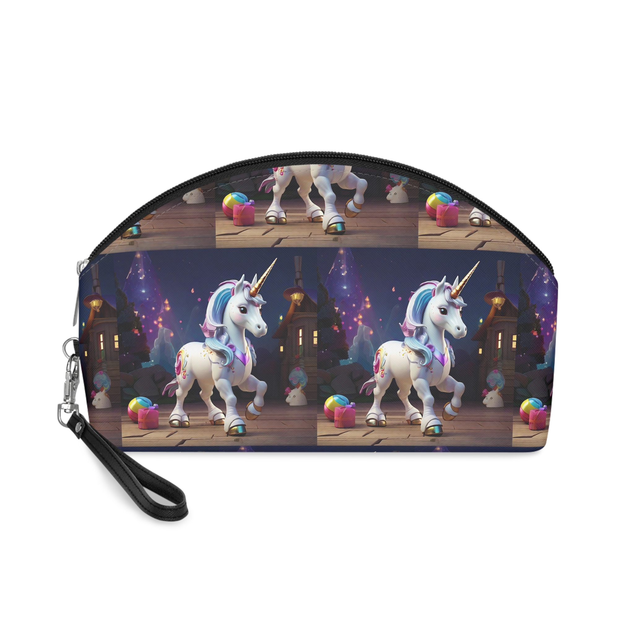 Animated Unicorn Children Generated By Ai (15) Makeup Bag