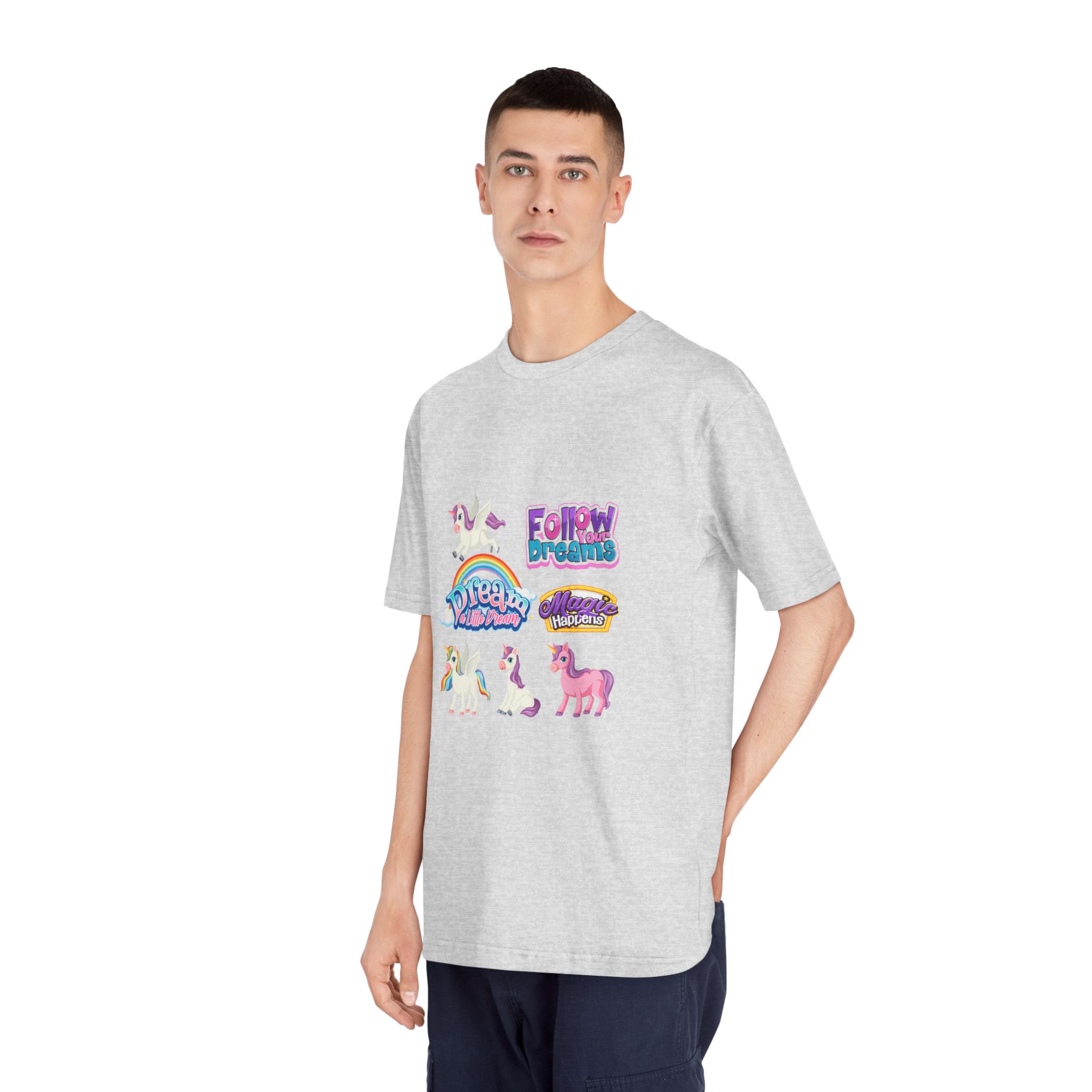 Unicorn V744 Unisex Classic Crewneck T Shirt - Image 16