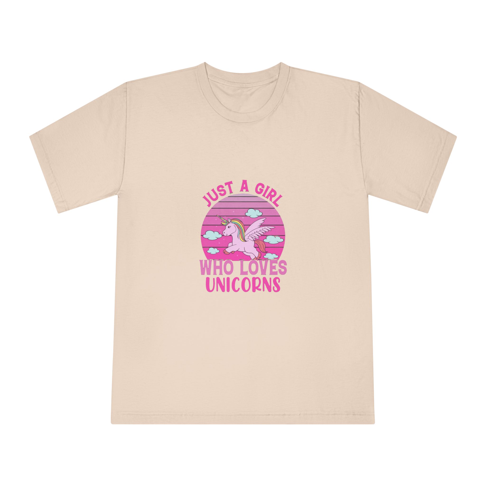 Just A Girl Who Loves Unicorns Unisex Classic Crewneck T Shirt - Image 9