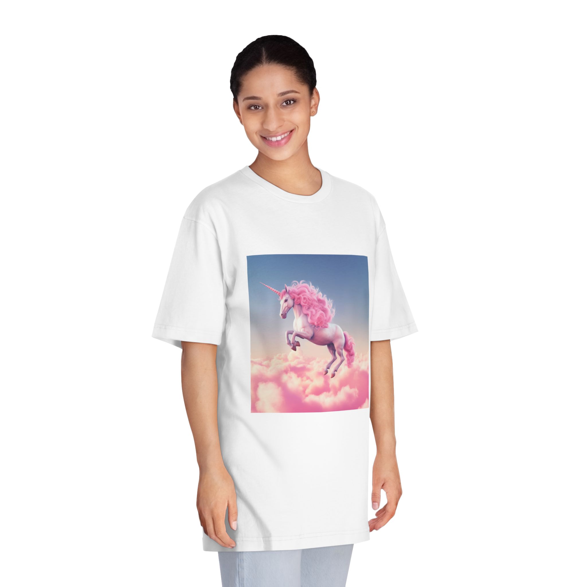 Magical Mythical Unicorn Creature 3 Unisex Classic Crewneck T Shirt - Image 3