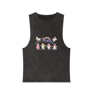 Unicorn V434 Unisex Stonewash Tank Top