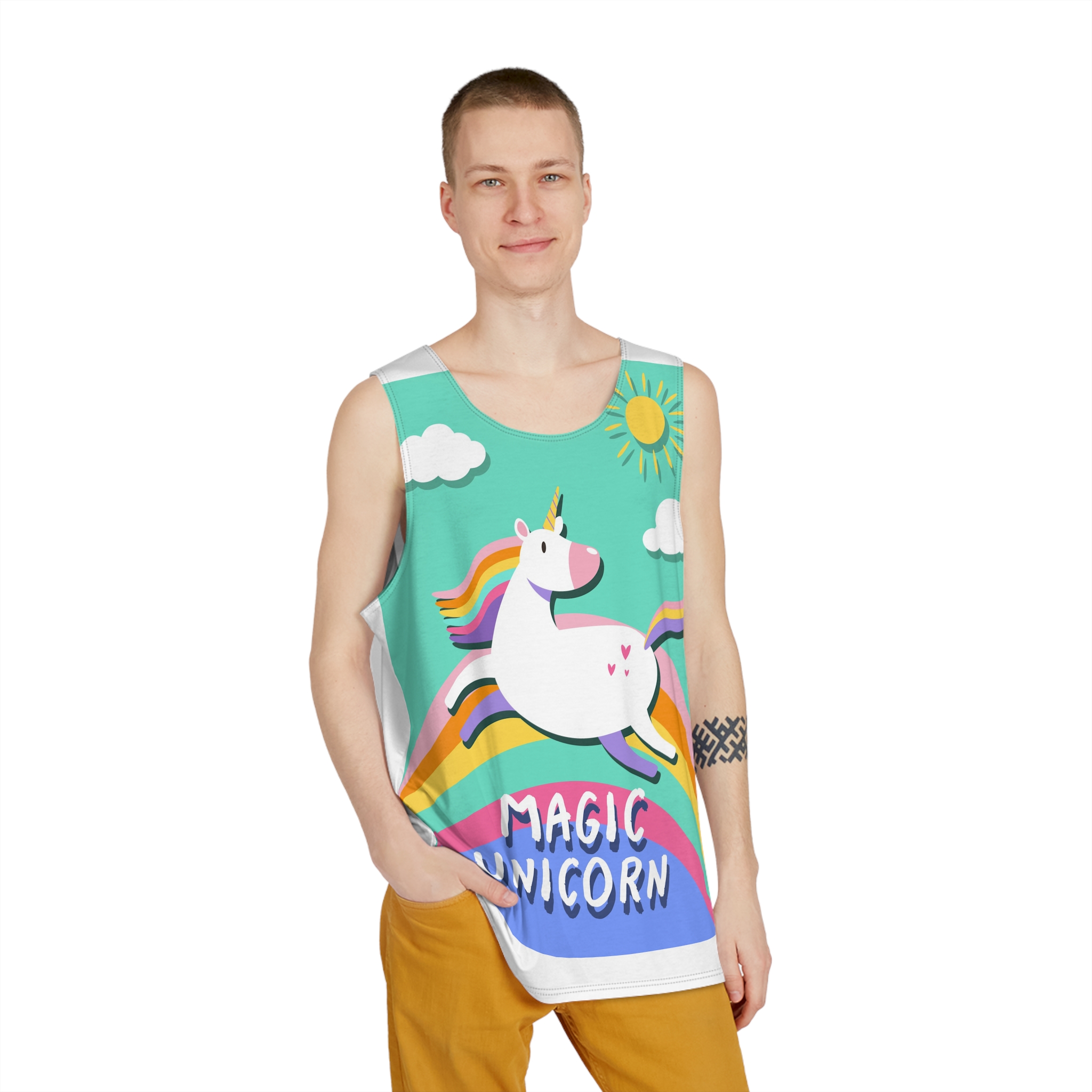 Unicorn V785 Mens Tank Aop - Image 3