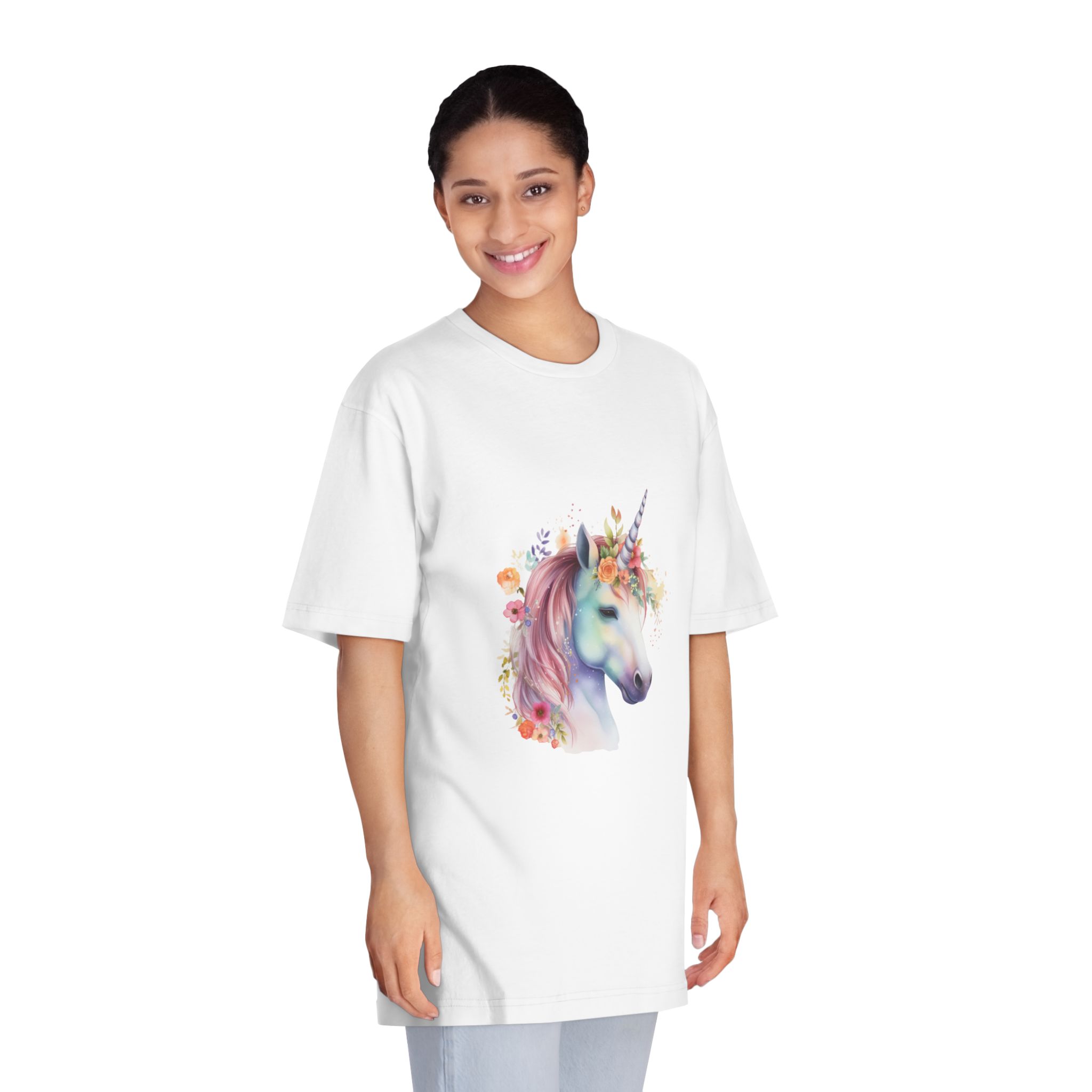 Unicorns 326 Unisex Classic Crewneck T Shirt - Image 3