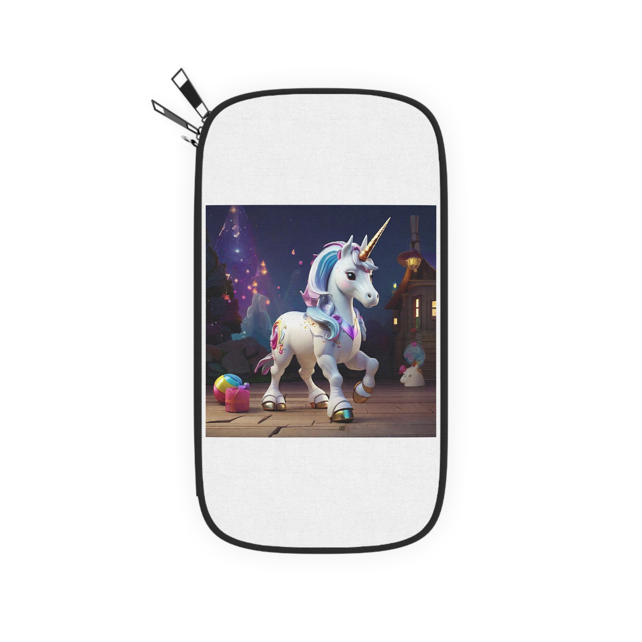 Animated Unicorn Children Generated By Ai (15) Passport Wallet - Image 2