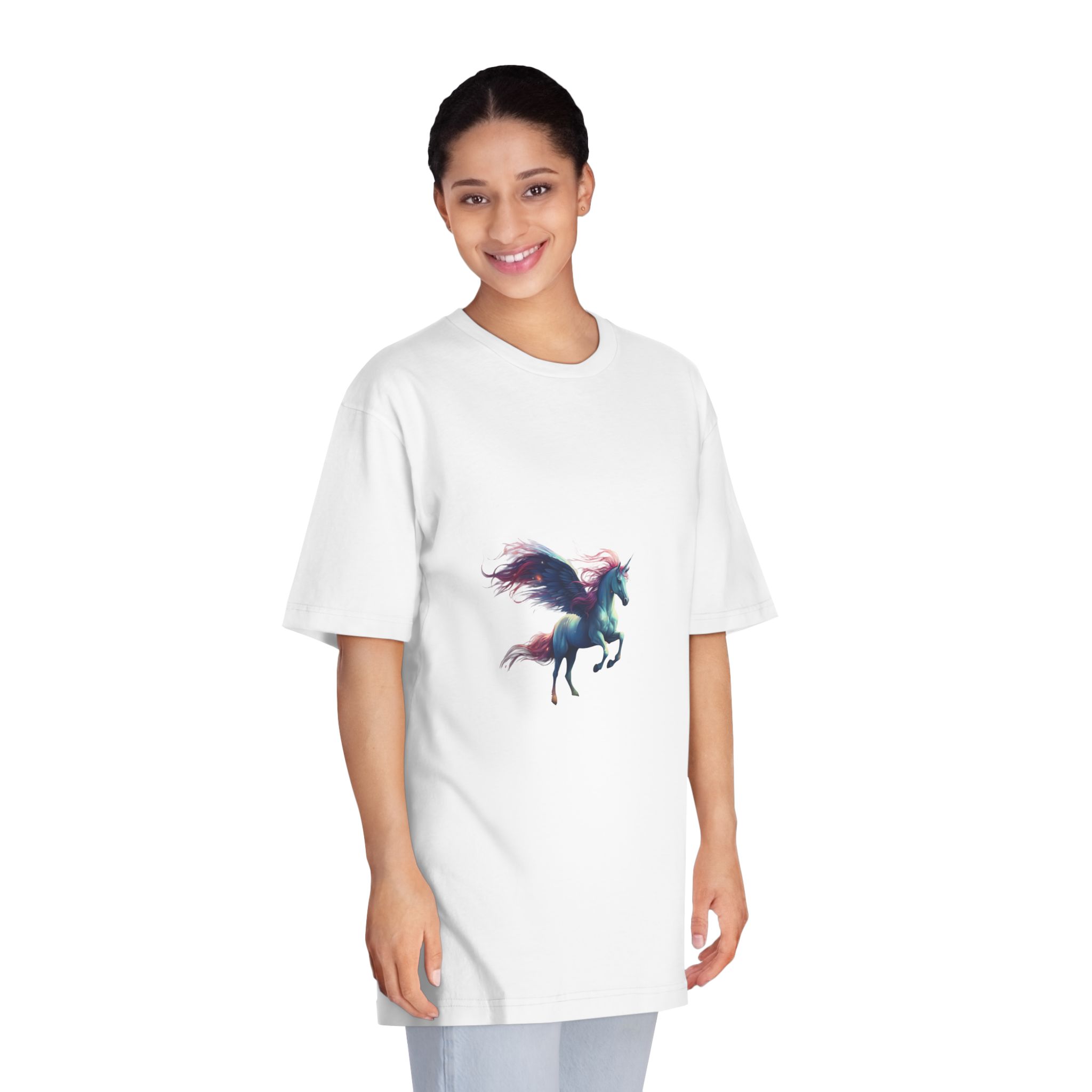 Unicorns 215 Unisex Classic Crewneck T Shirt - Image 3