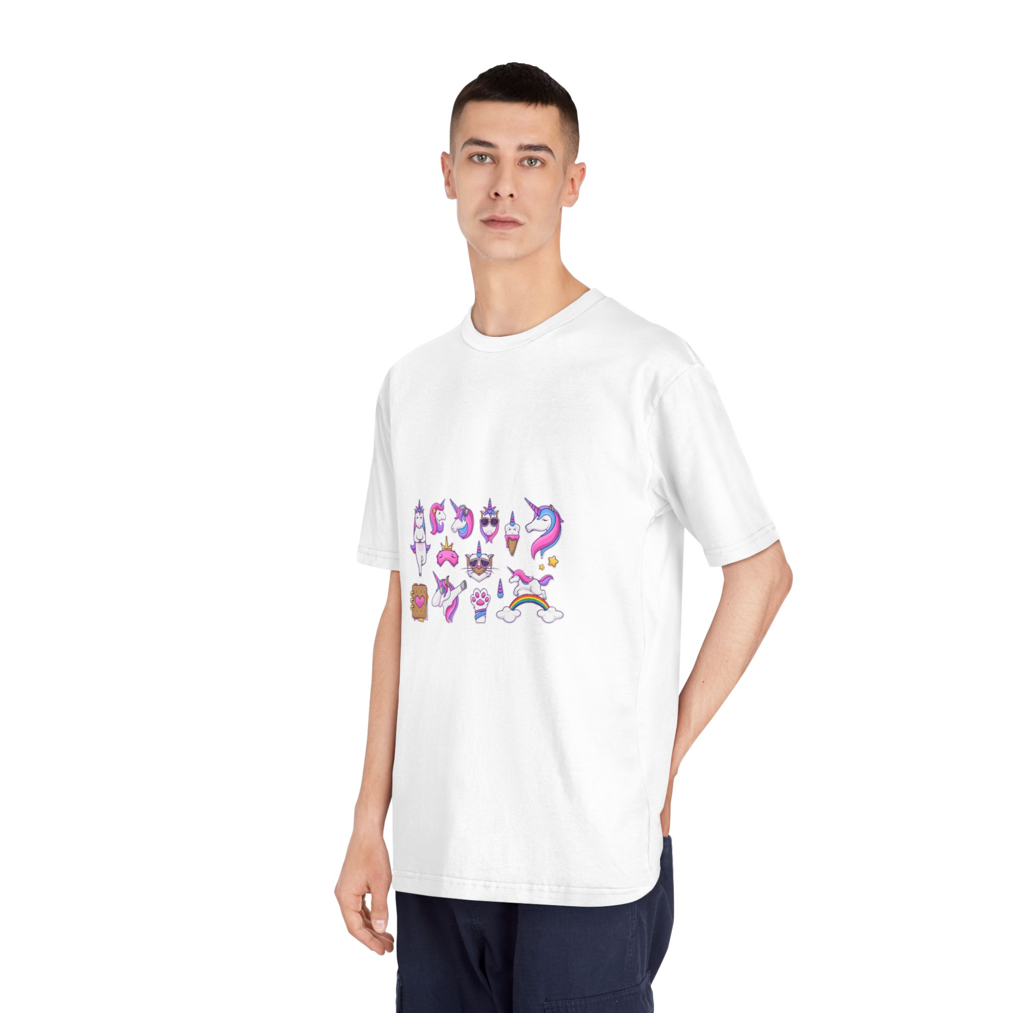 Unicorn V525 Unisex Classic Crewneck T Shirt - Image 4
