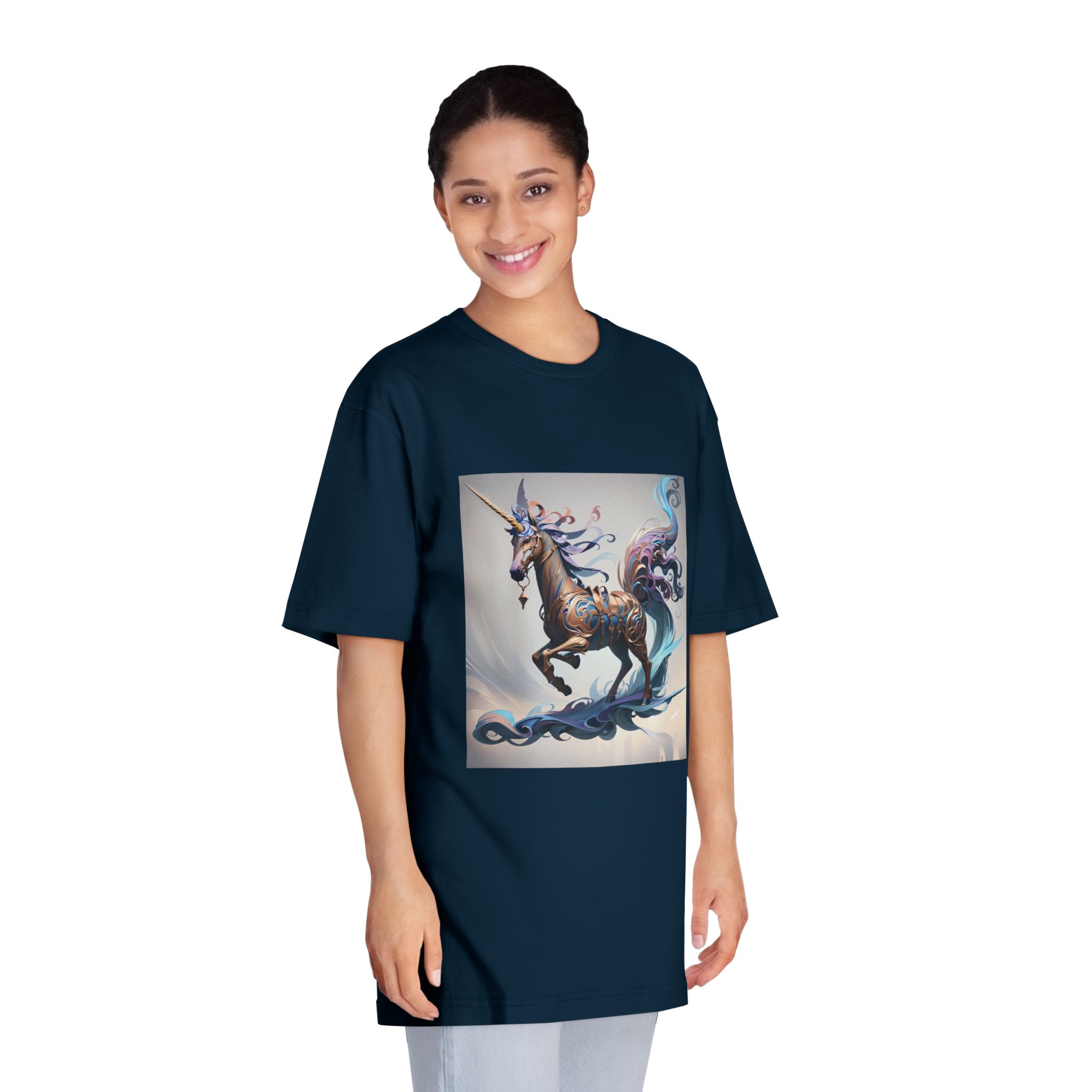 Painting Unicorn Unisex Classic Crewneck T Shirt - Image 19