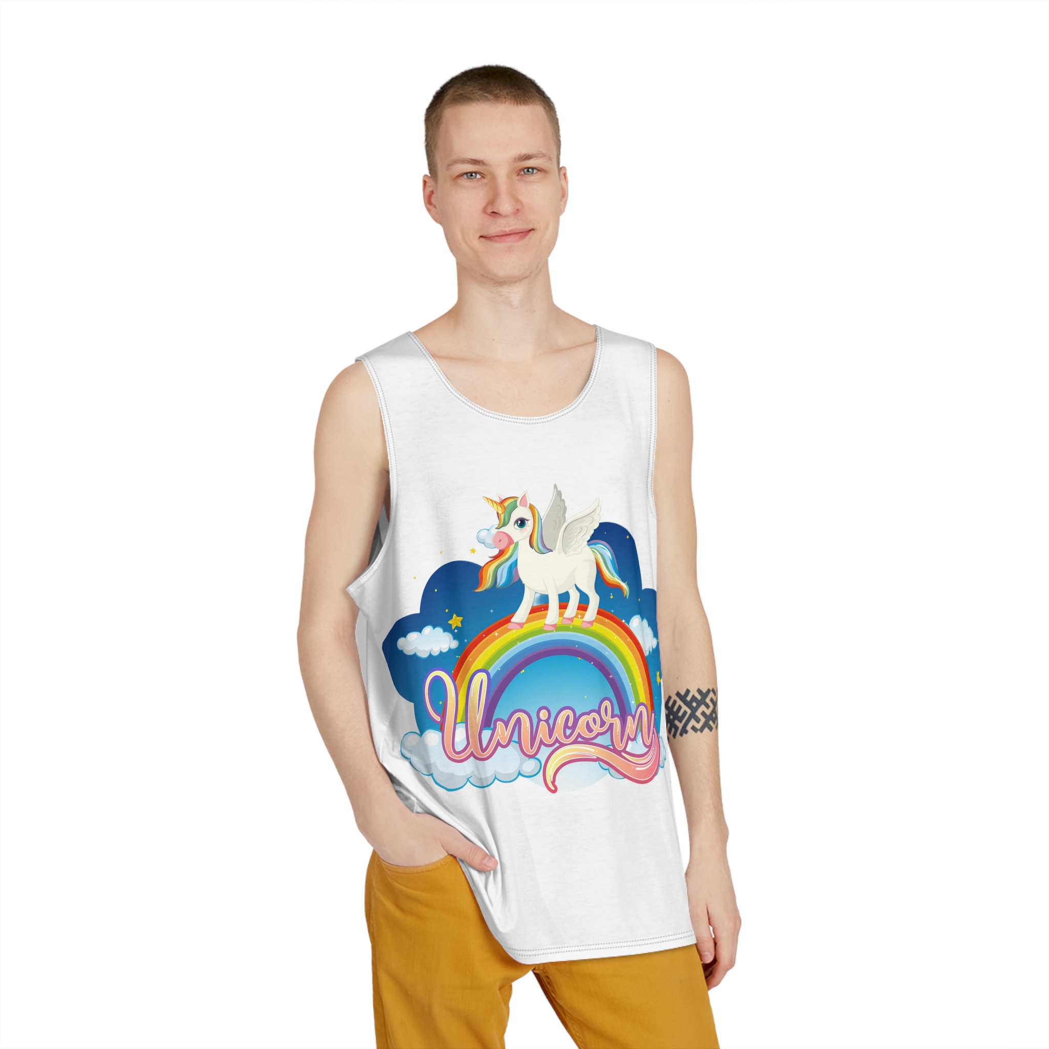 Unicorn V596 Mens Tank Aop - Image 3