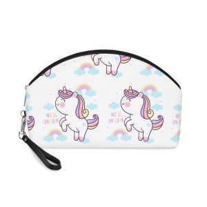 Cute Unicorn Cartoon Magic Rainbow Kawaii Pony Makeup Bag