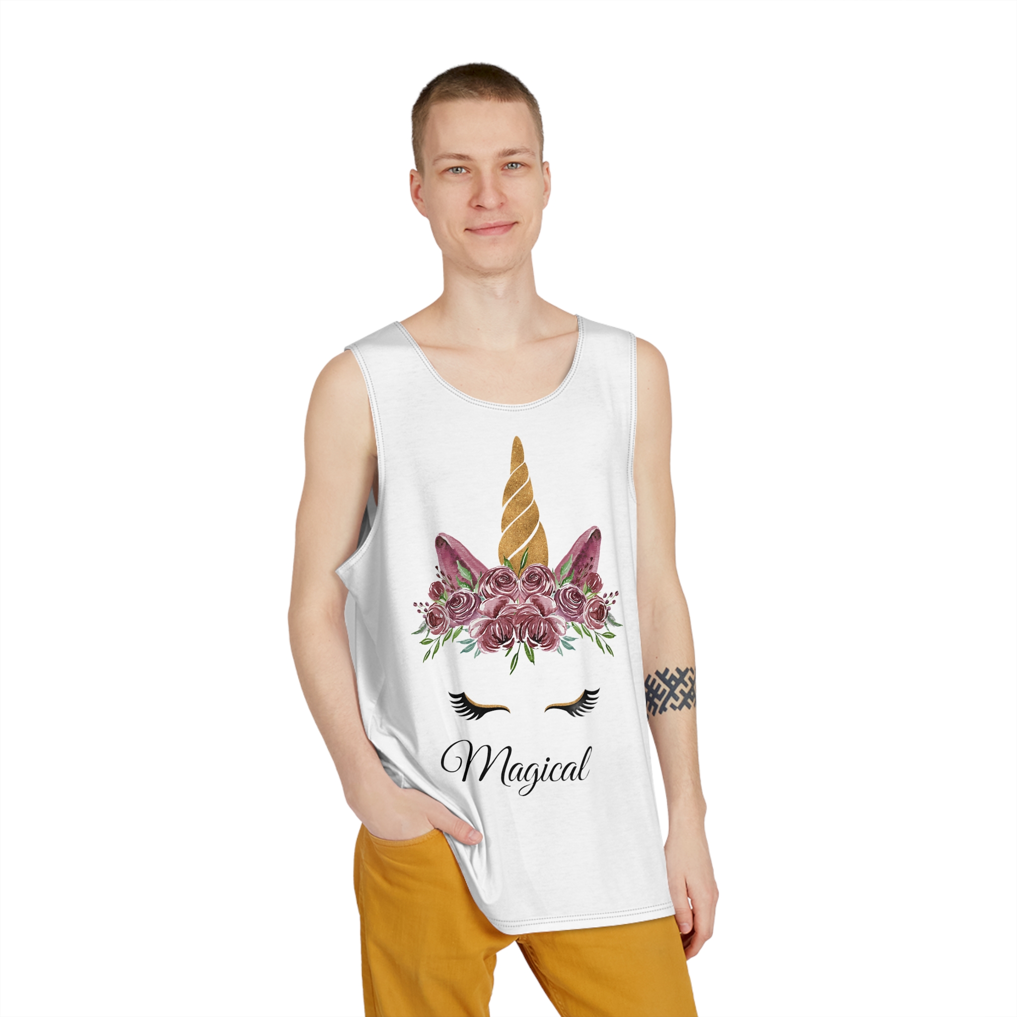 Unicorn V500 Mens Tank Aop - Image 3