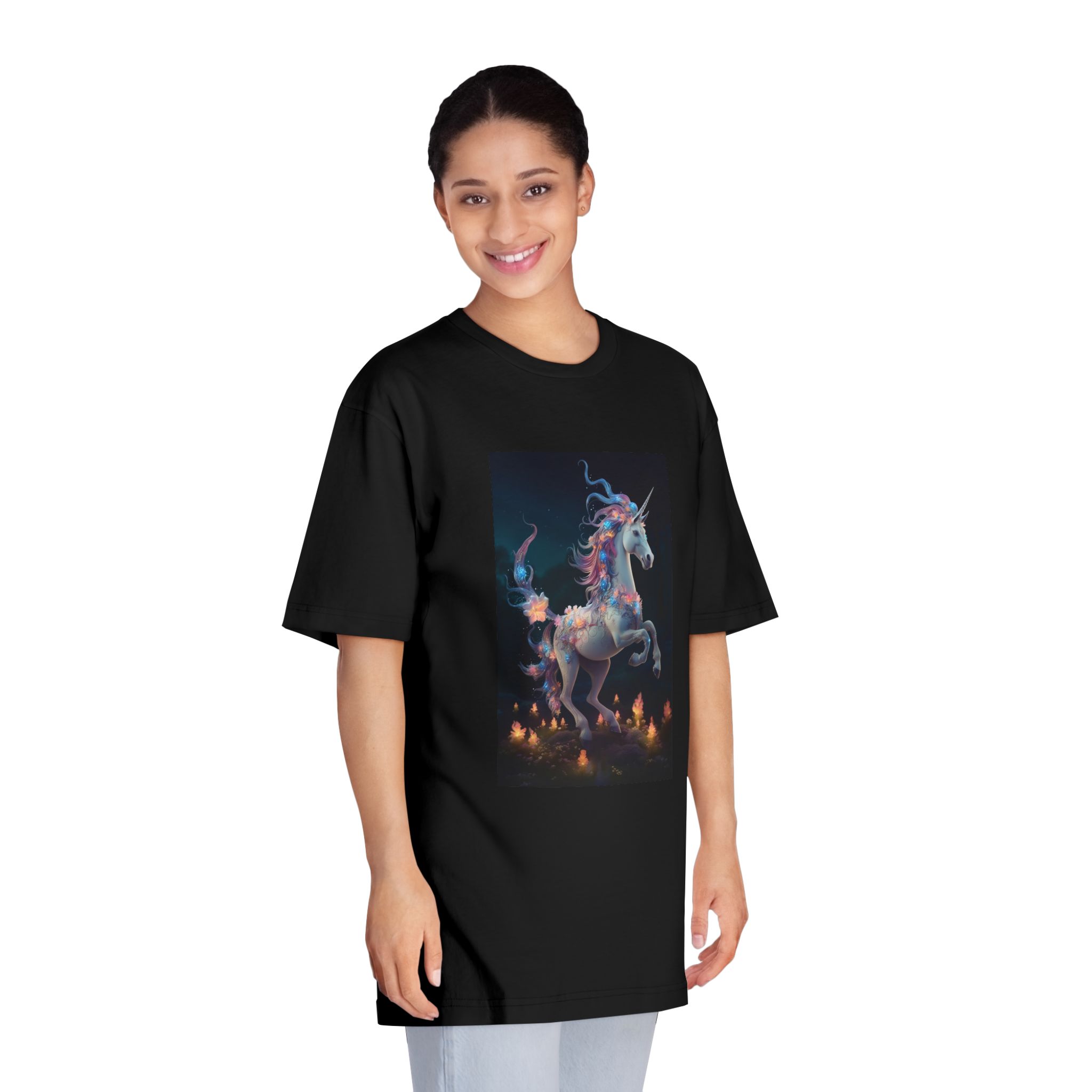 Magical Mythical Unicorn Creature 4 Unisex Classic Crewneck T Shirt - Image 7