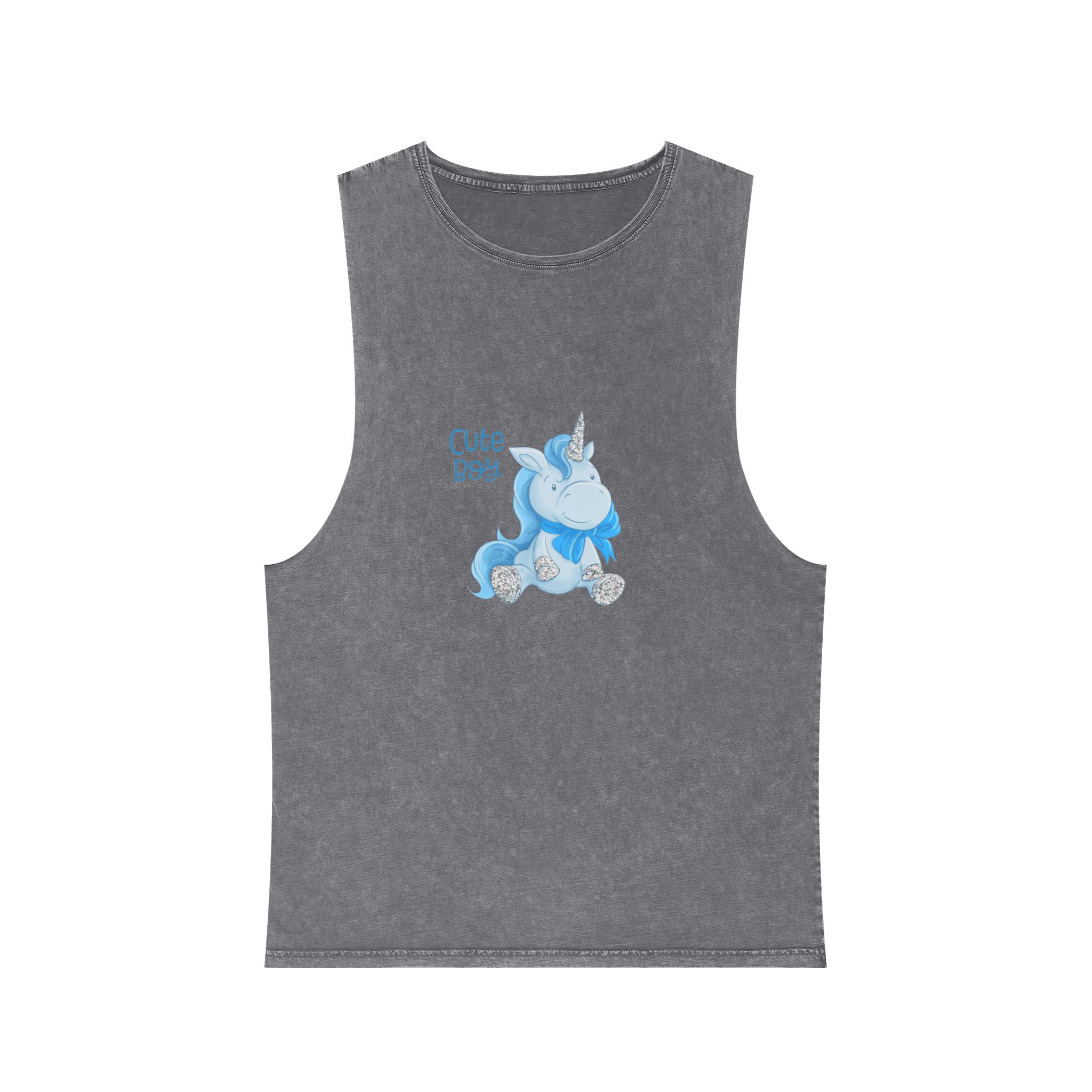 Unicorn V358 Unisex Stonewash Tank Top - Image 9