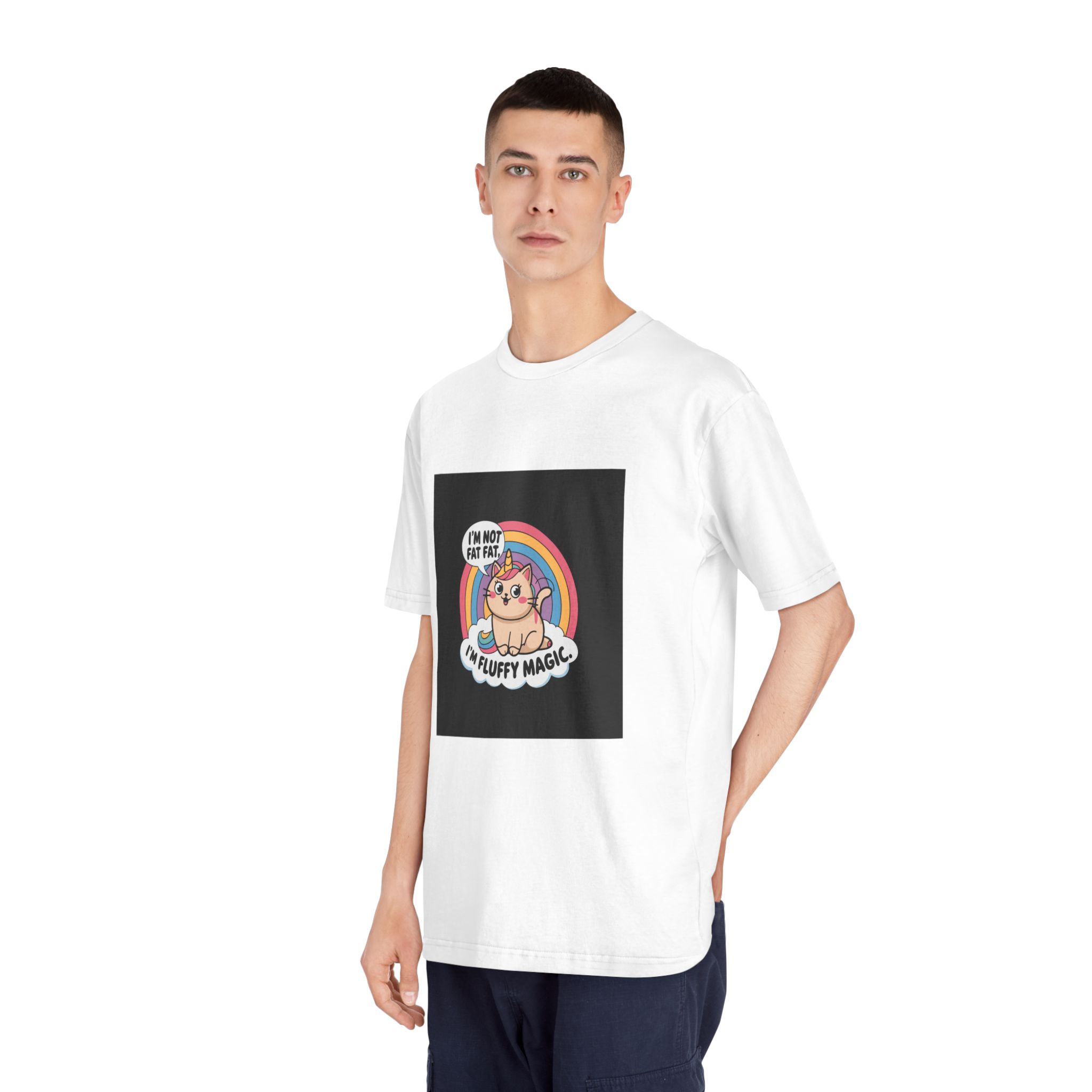 I'm Not Fat Unisex Classic Crewneck T Shirt - Image 4