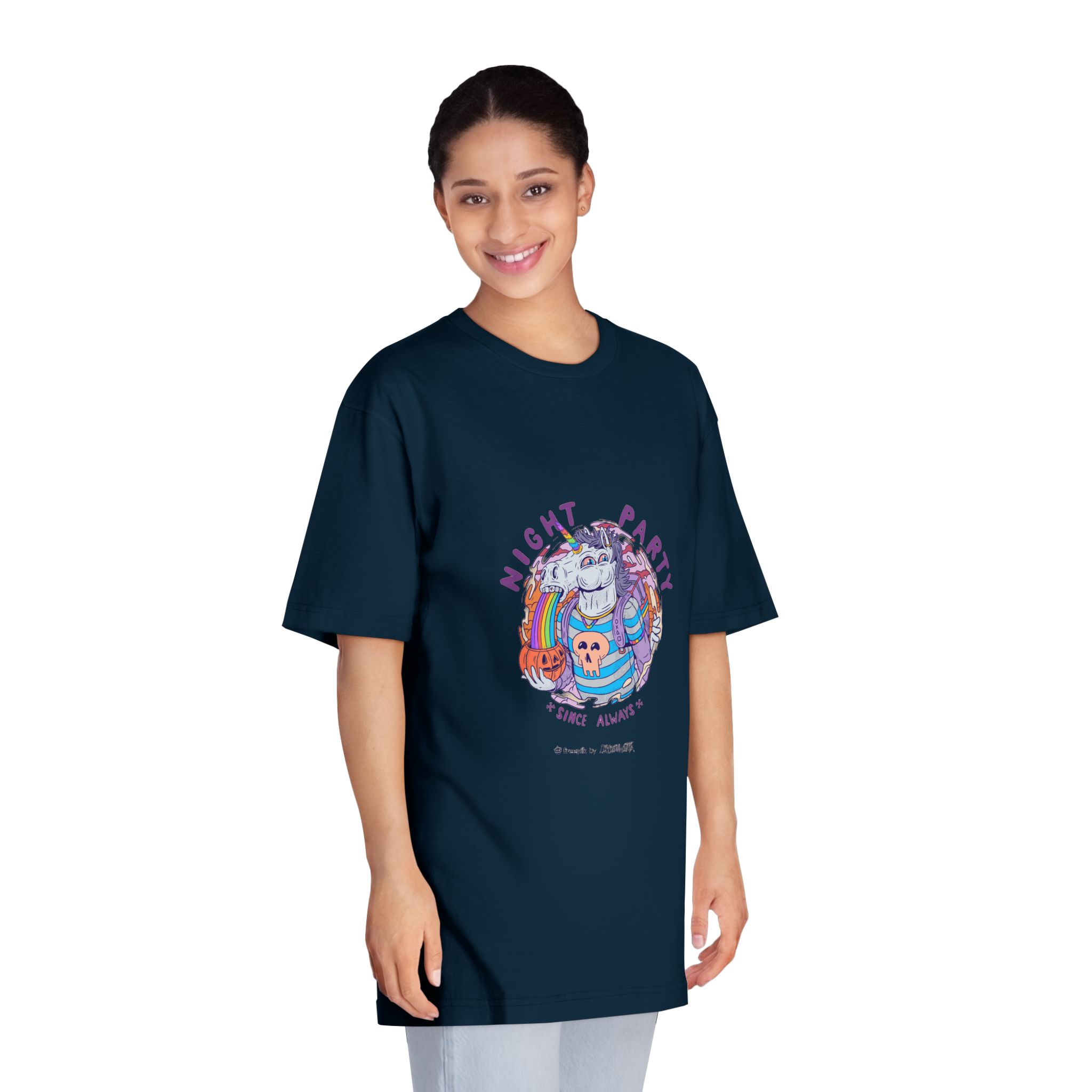 Unicorn V691 Unisex Classic Crewneck T Shirt - Image 19