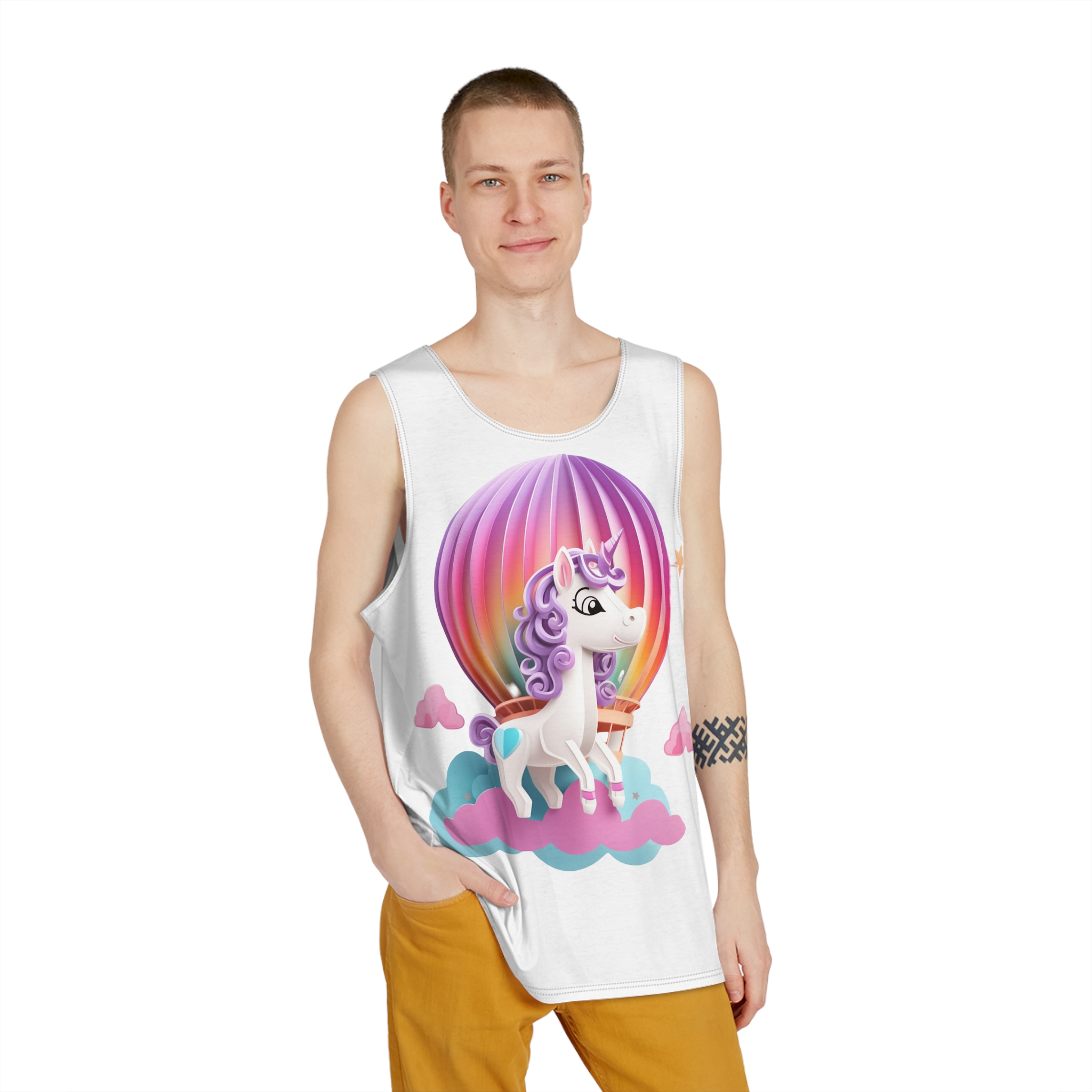 Unicorns 339 Mens Tank Aop - Image 3