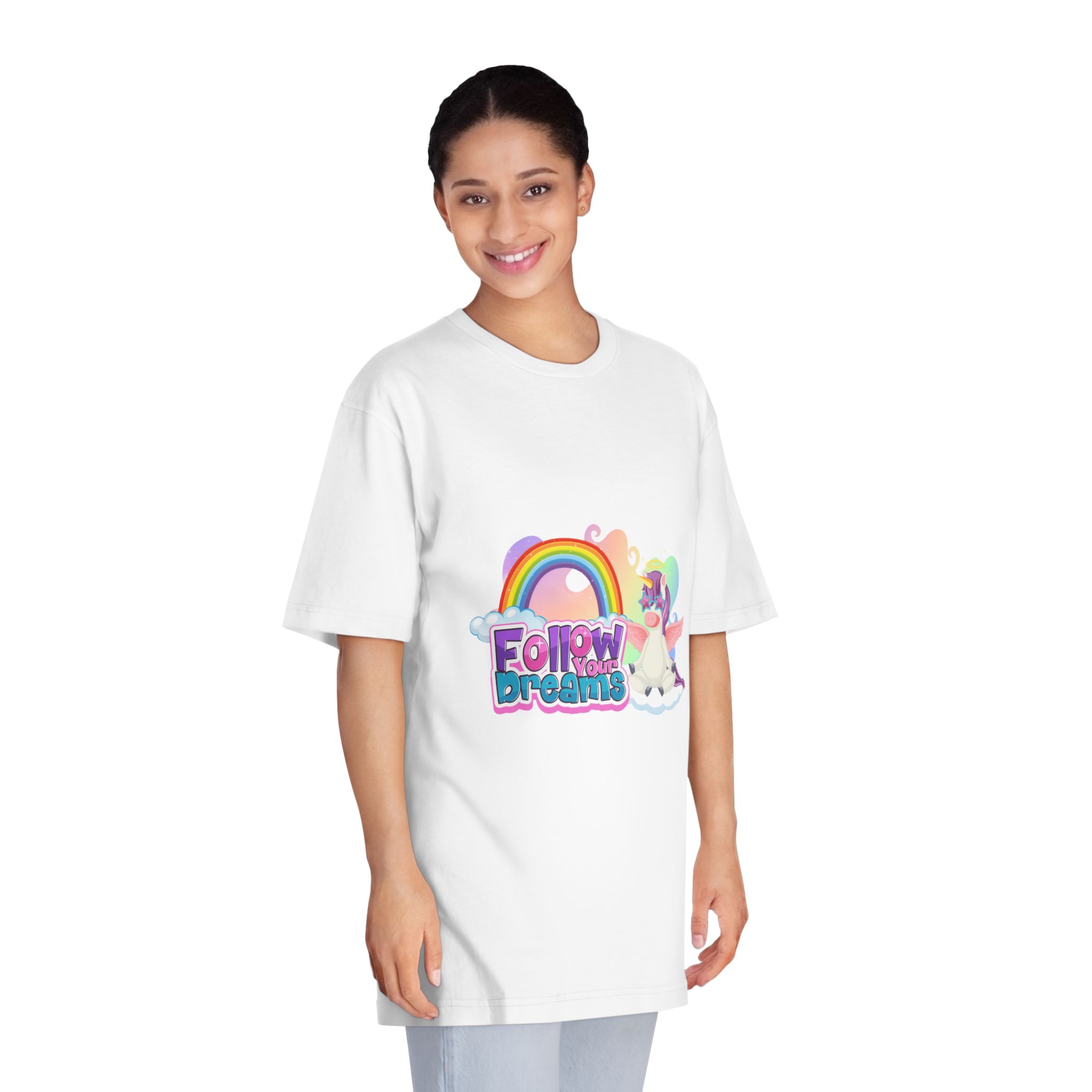 Unicorn V595 Unisex Classic Crewneck T Shirt - Image 3