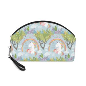 Cute Unicorn With Baby Makeup Bag
