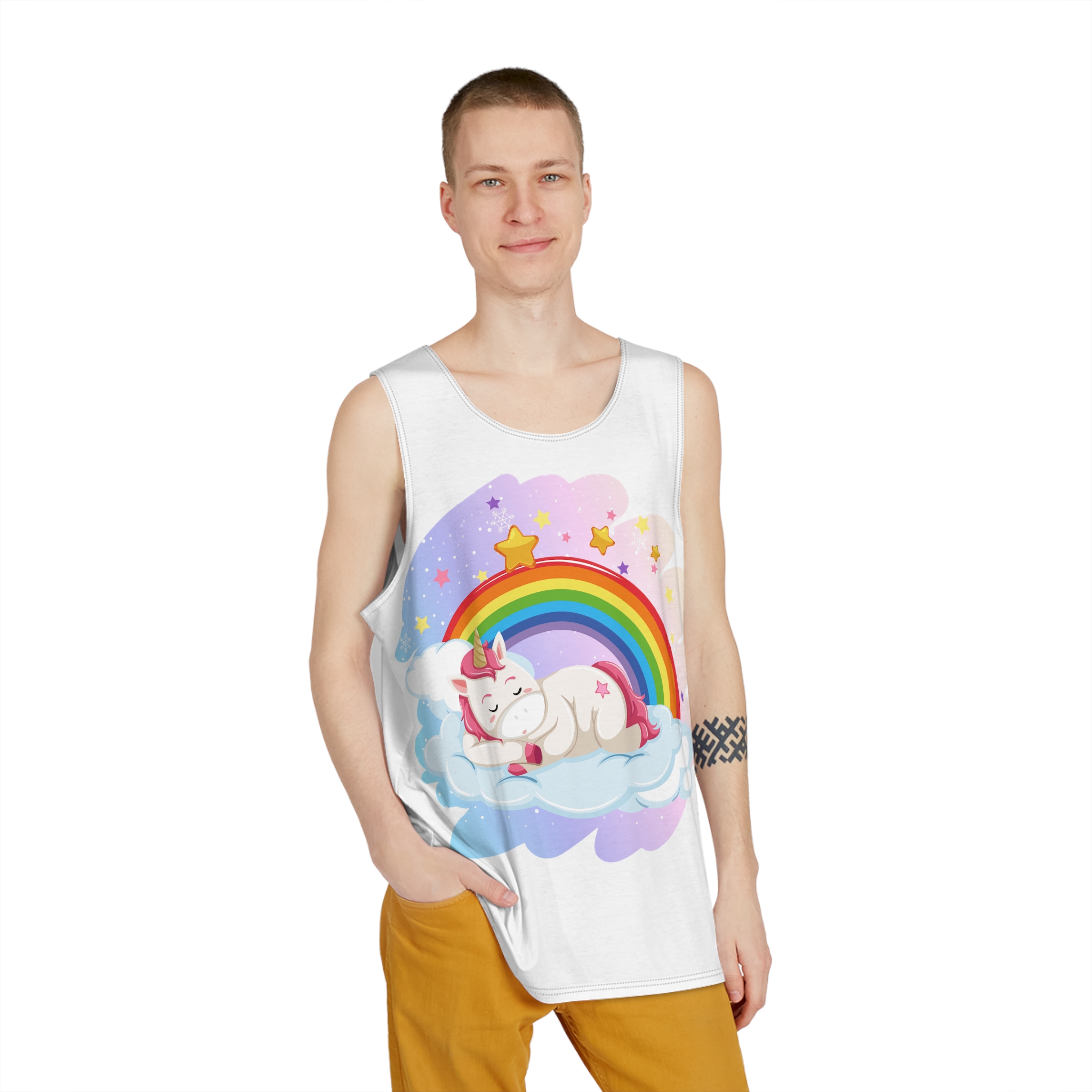 Unicorn V615 Mens Tank Aop - Image 3