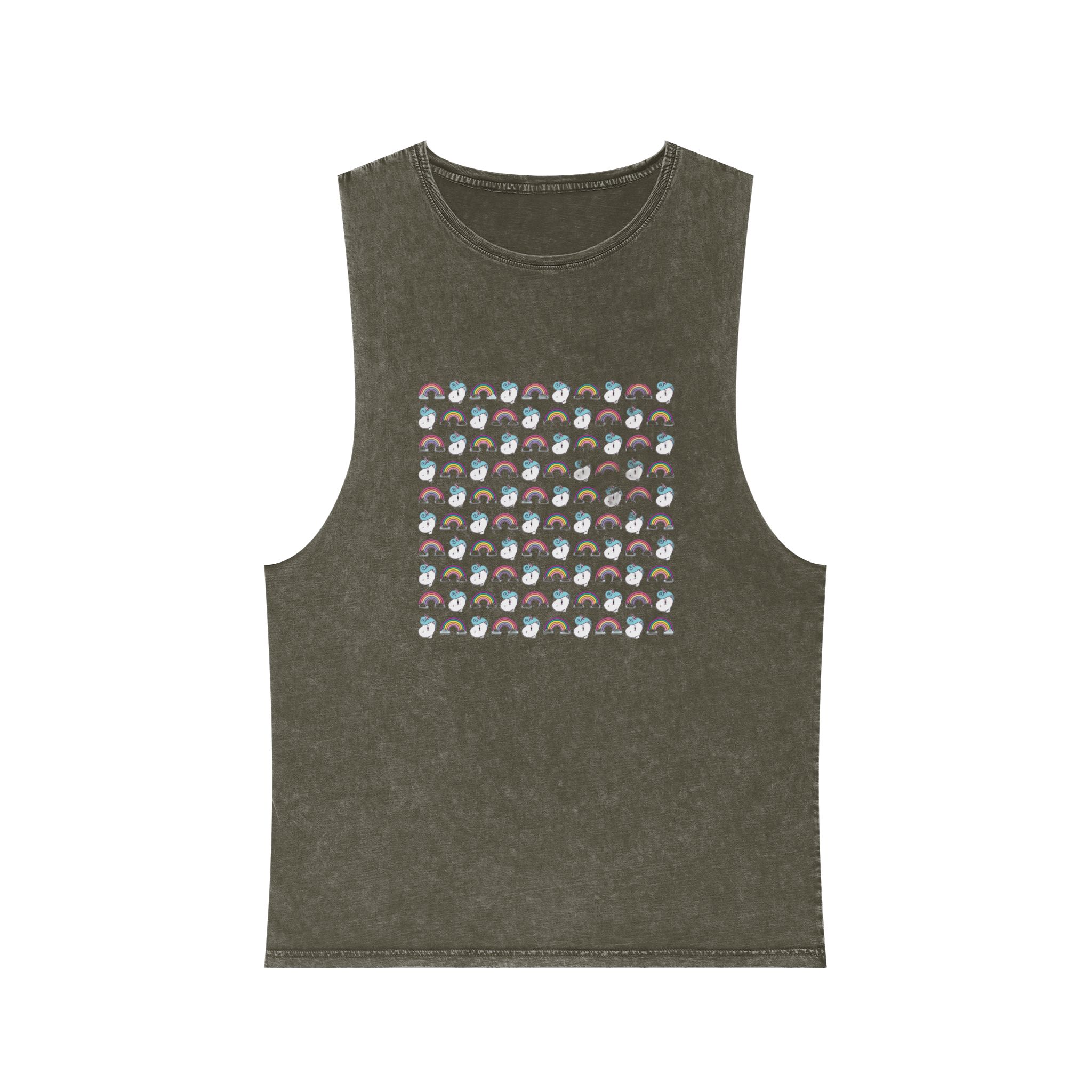 Unicorn V119 Unisex Stonewash Tank Top - Image 5