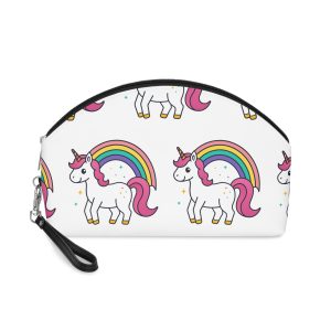 Unicorn Coloring Page Hand Drawing Illustration Children Makeup Bag