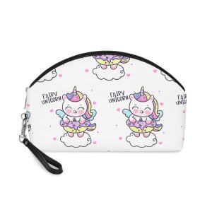 Cute Unicorn Cartoon Donut Cloud Kawaii Animal Makeup Bag