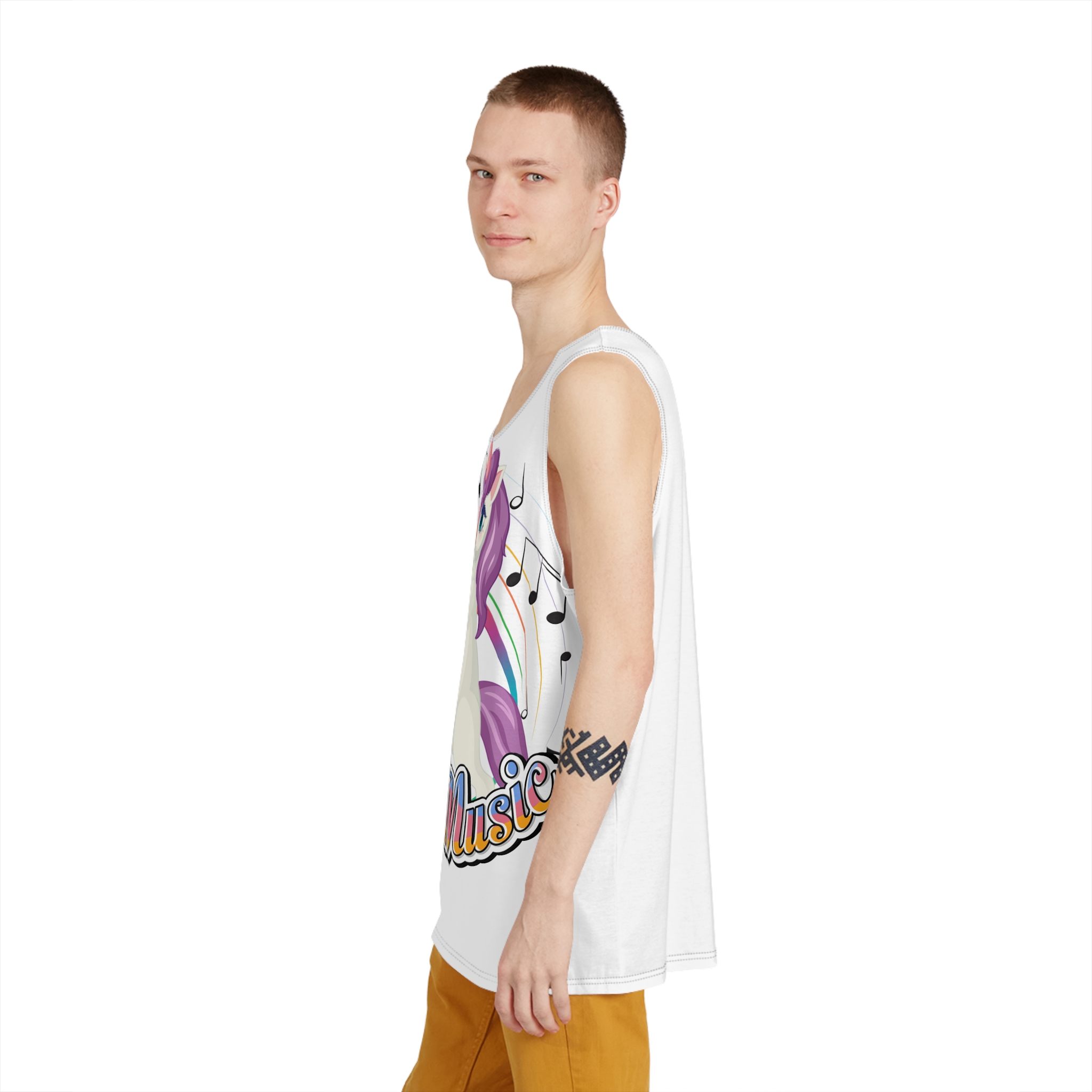 Unicorn V766 Mens Tank Aop