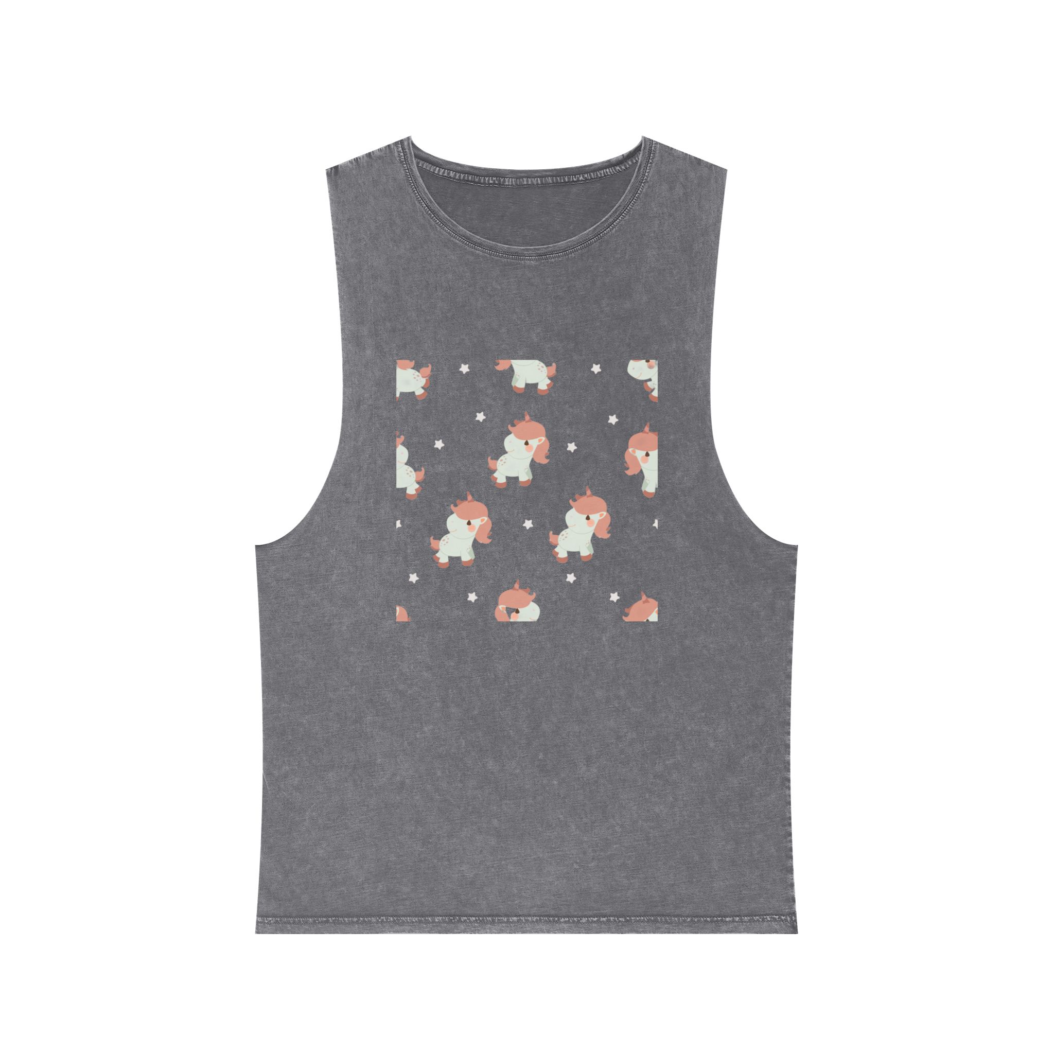 Unicorn V369 Unisex Stonewash Tank Top - Image 9
